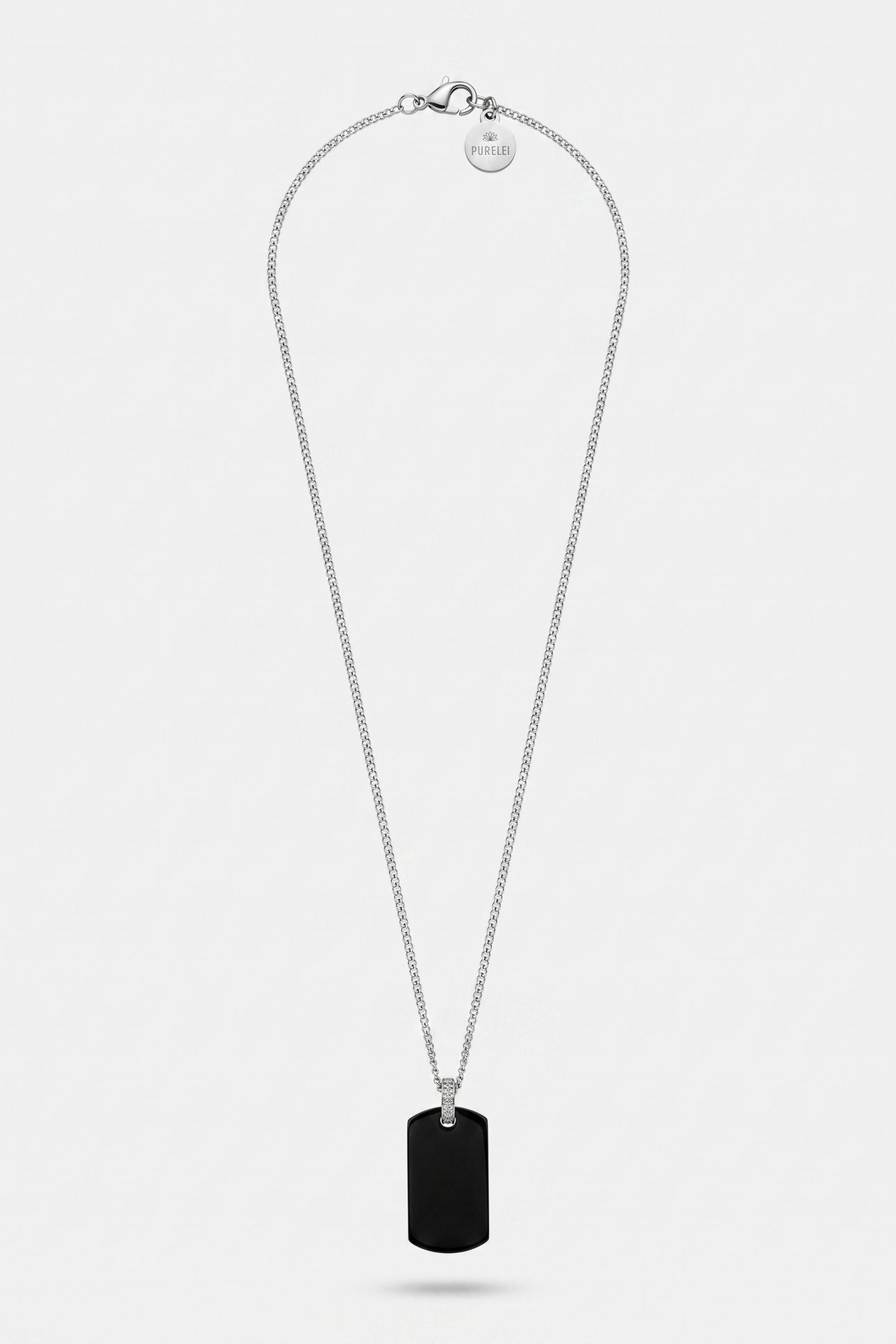 PLATE CHARM KETTE SILVER 3