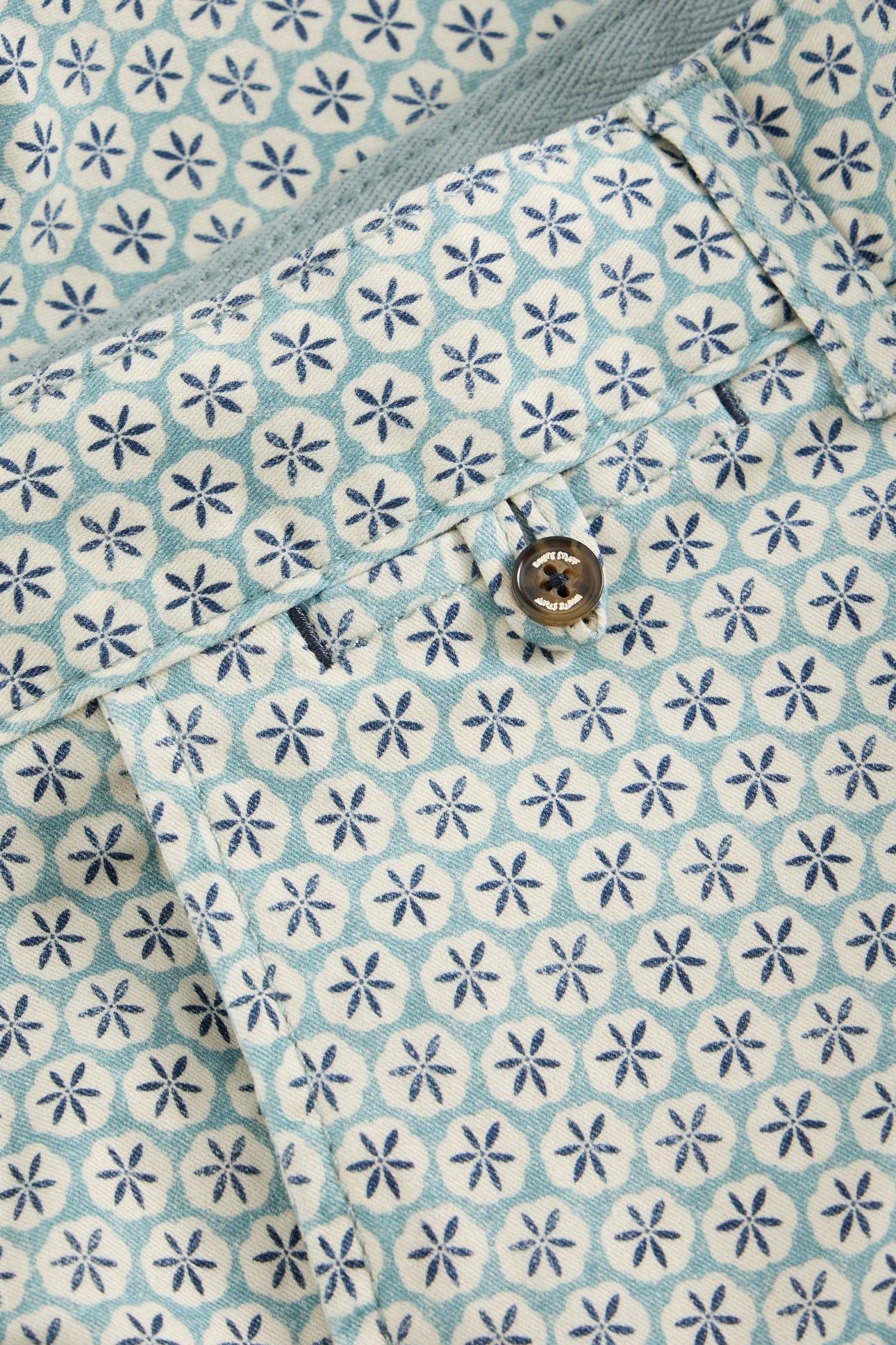 GEO PRINTED CHINO SHORT BLUE PRINT 6