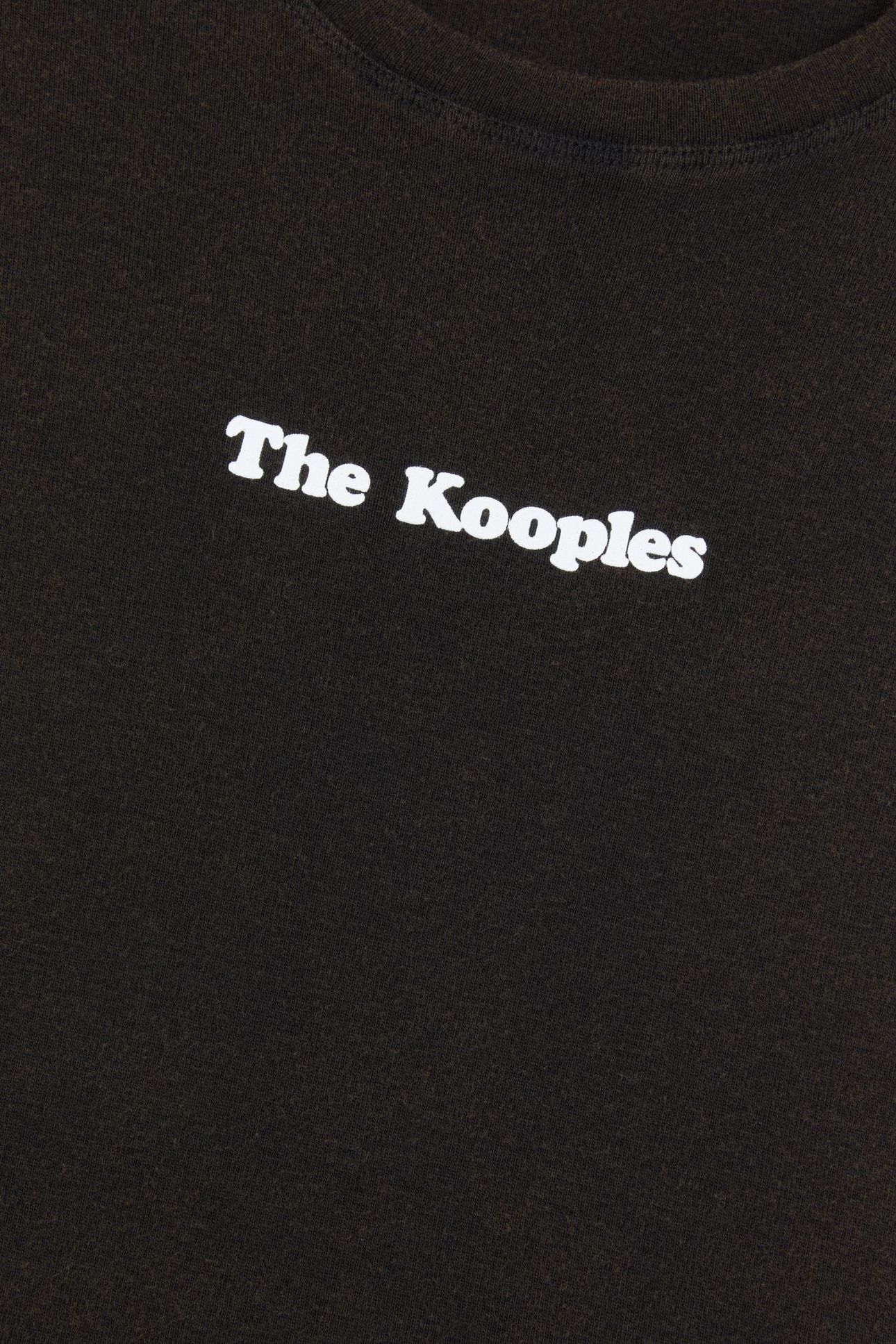 SHORT-SLEEVED T-SHIRT W FRONT PRINT BROWN / BLACK 5