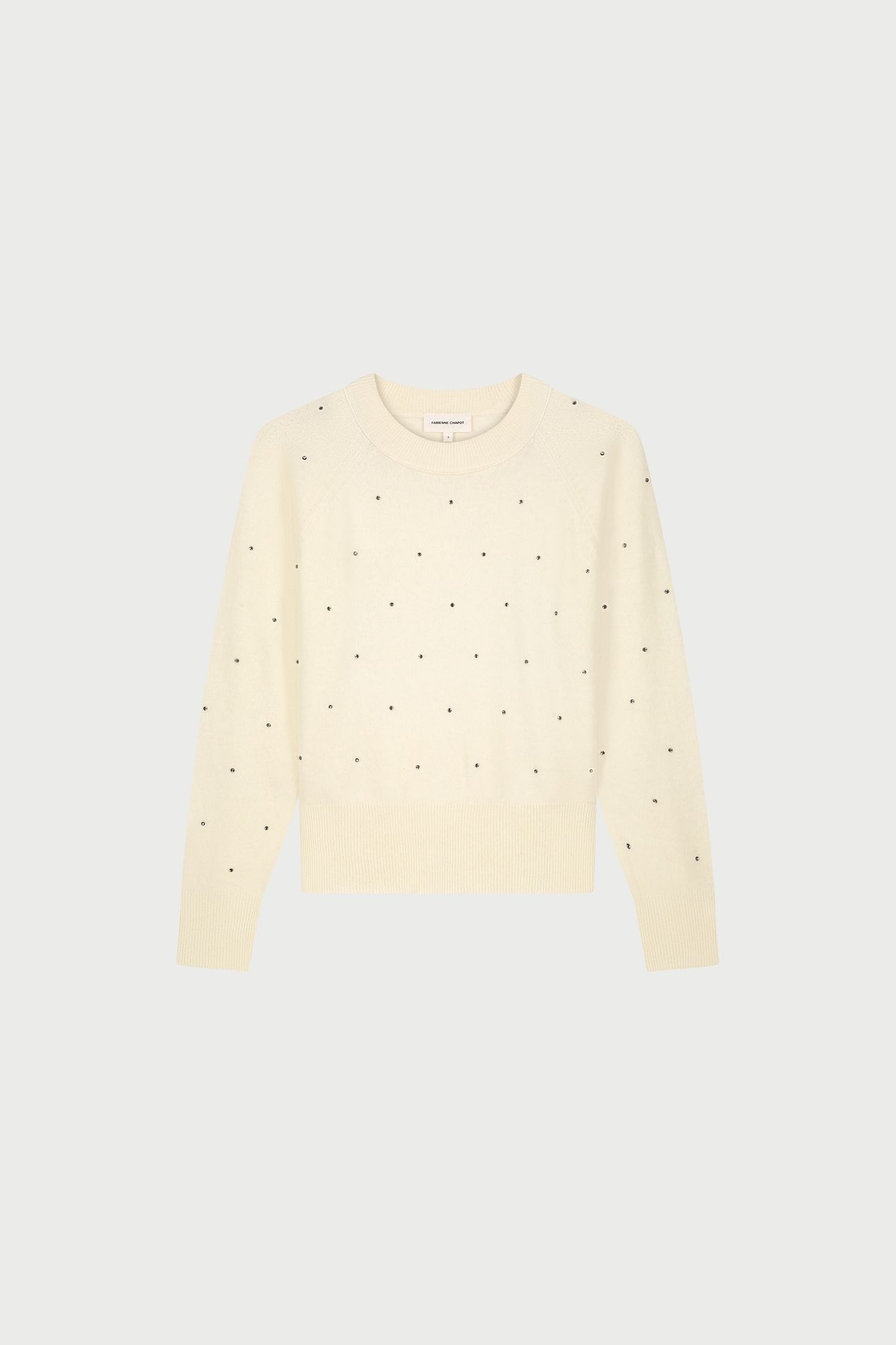 LIDI RHINESTONE PULLOVER COSY WHITE 4