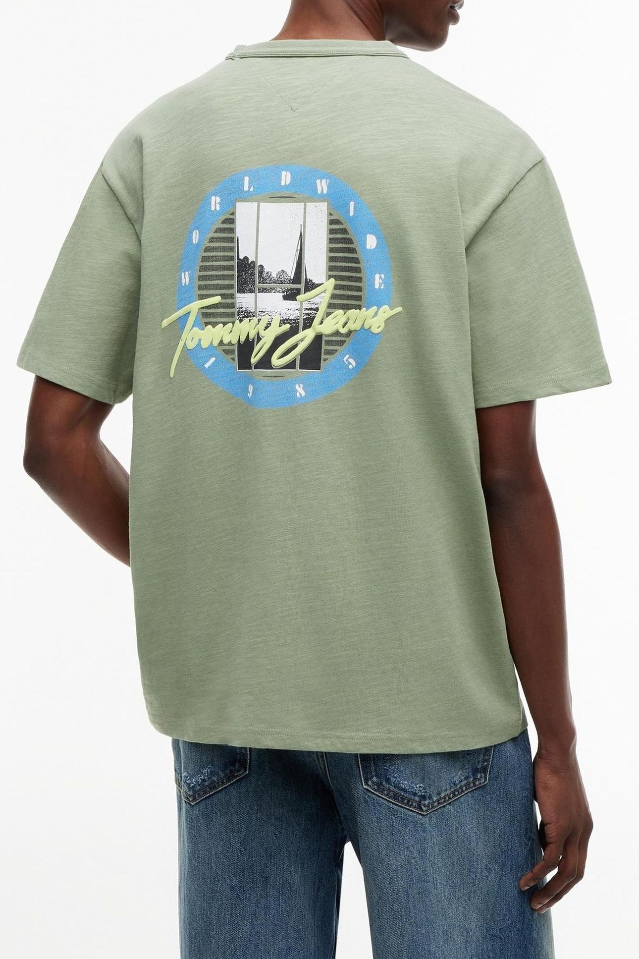 RELAXED NOVELTY SS TEE SPRING OLIVE 2