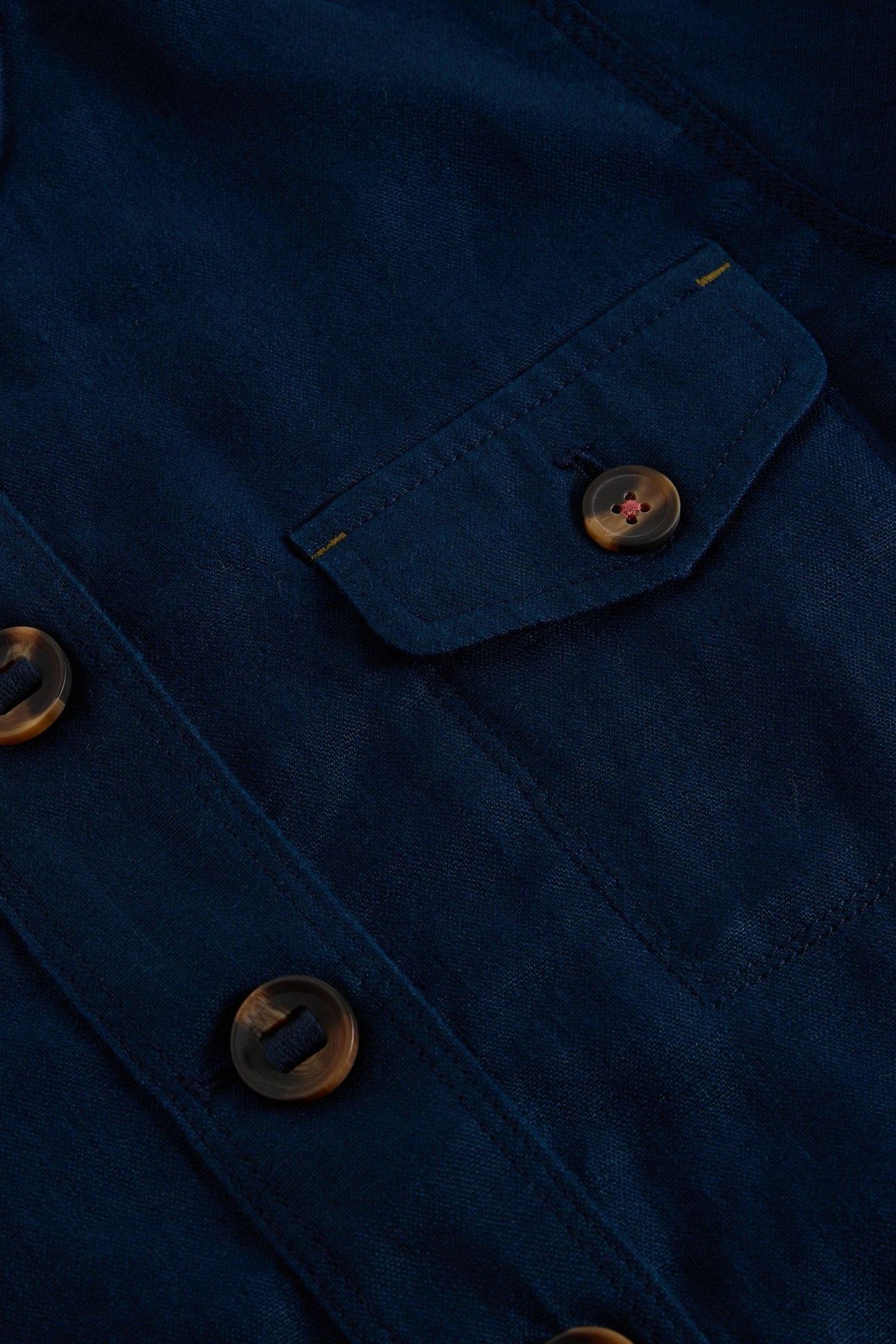 DEMI UTILITY LINEN JACKET DARK NAVY 7