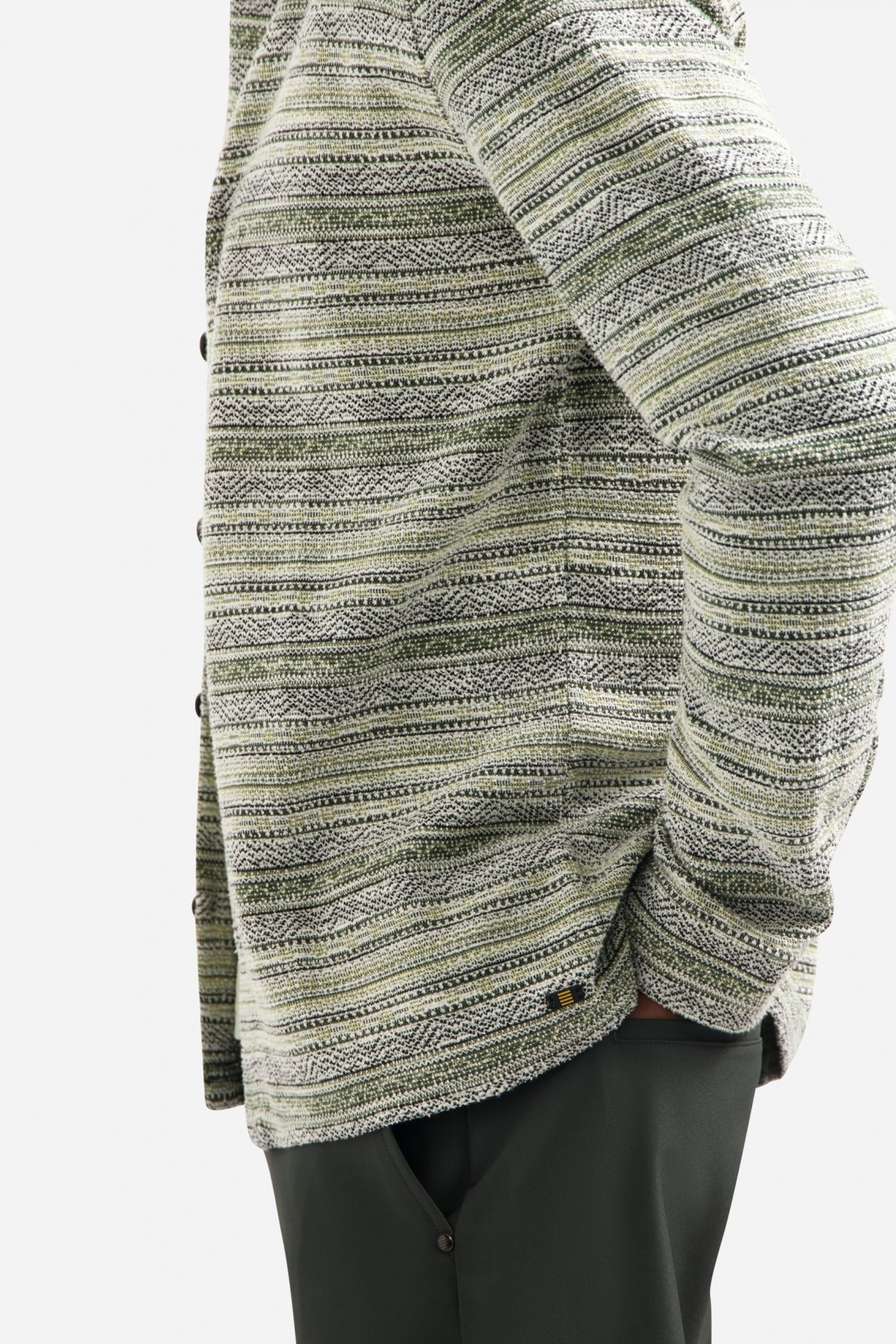 SHIRT JERSEY JACQUARD DARK GREEN 7