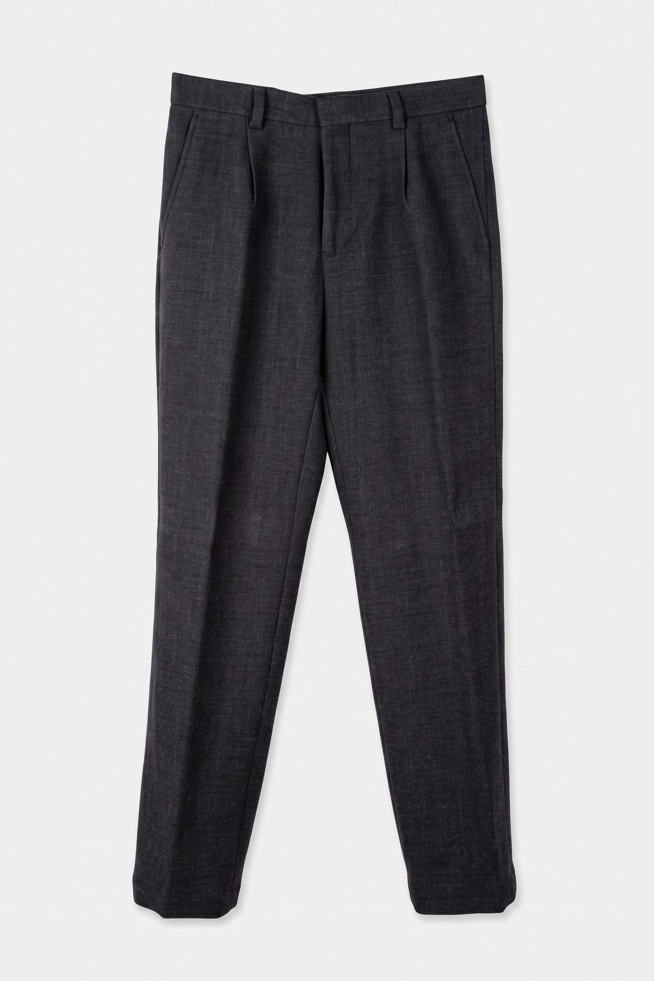 PANTS WITH PLEATS BLACK GREY 3