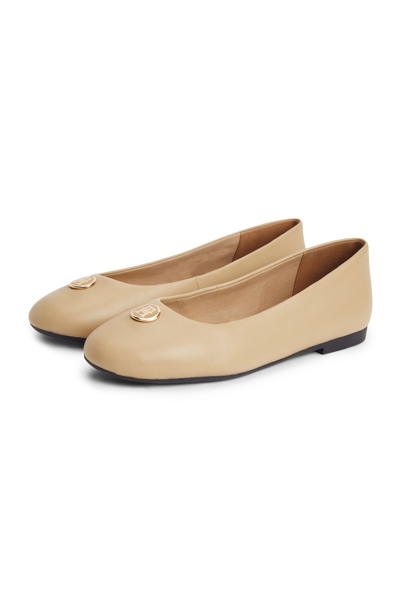 TH PLATE LEATHER BALLERINAS DESERT 3