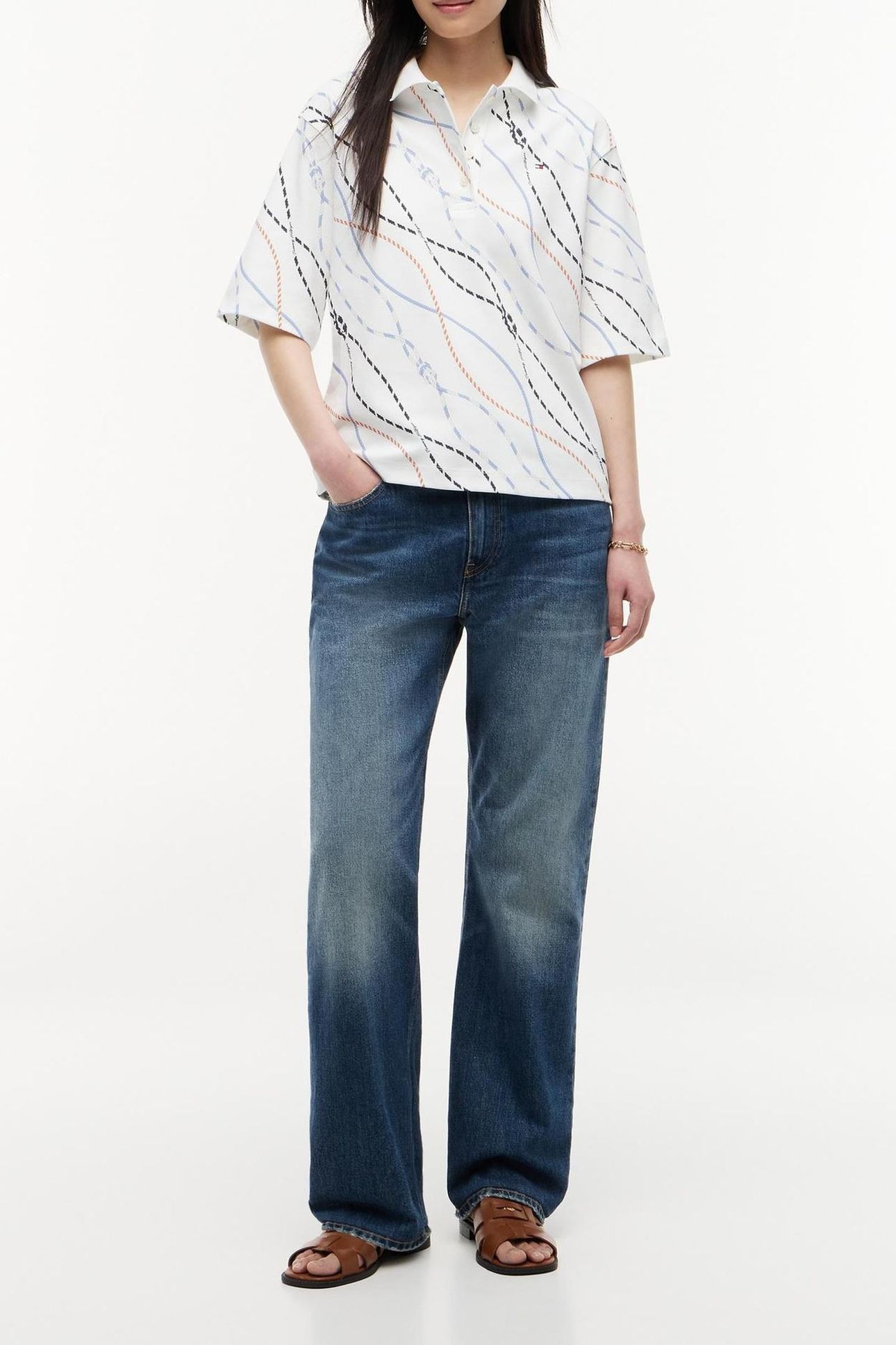 INTERLOCK RELAXED SS POLO MULTI COLOR ROPE 3
