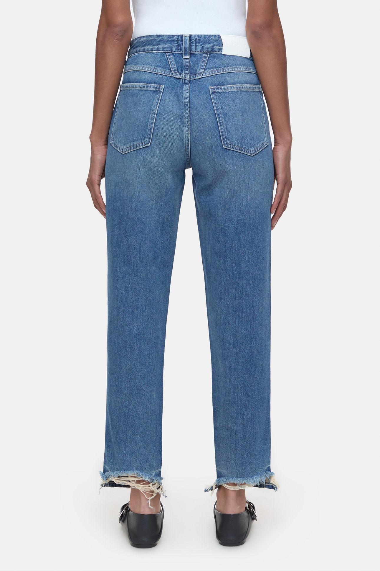 PEDAL PUSHER JEANS DARK BLUE 2