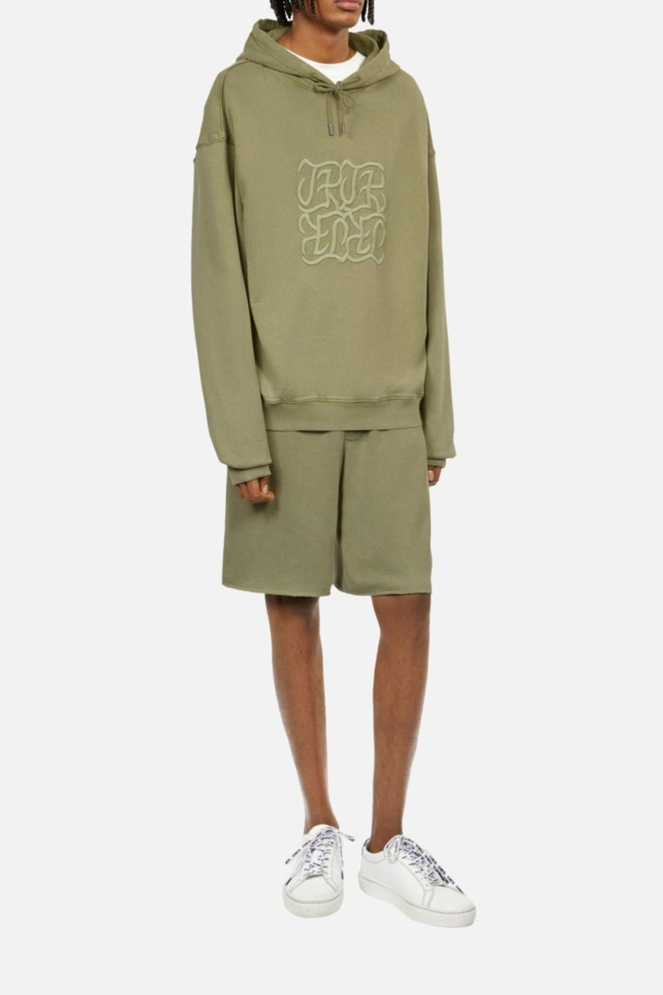 TK ACID EMBROIDERED SWEATSHIRT KAKI GREY 1