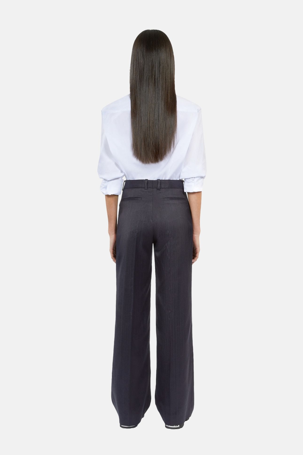 WIDE COSTUME TROUSERS NAVY 5