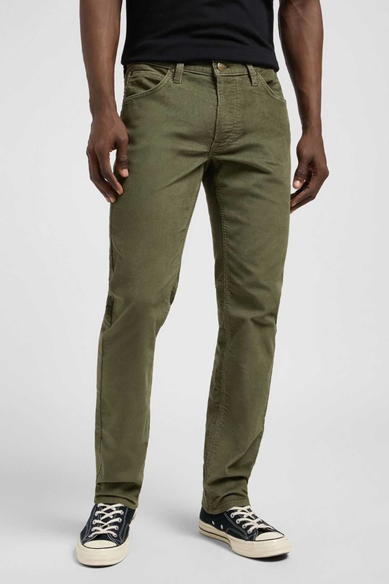 DAREN ZIP FLY MERCANTILE GREEN JEANS 1