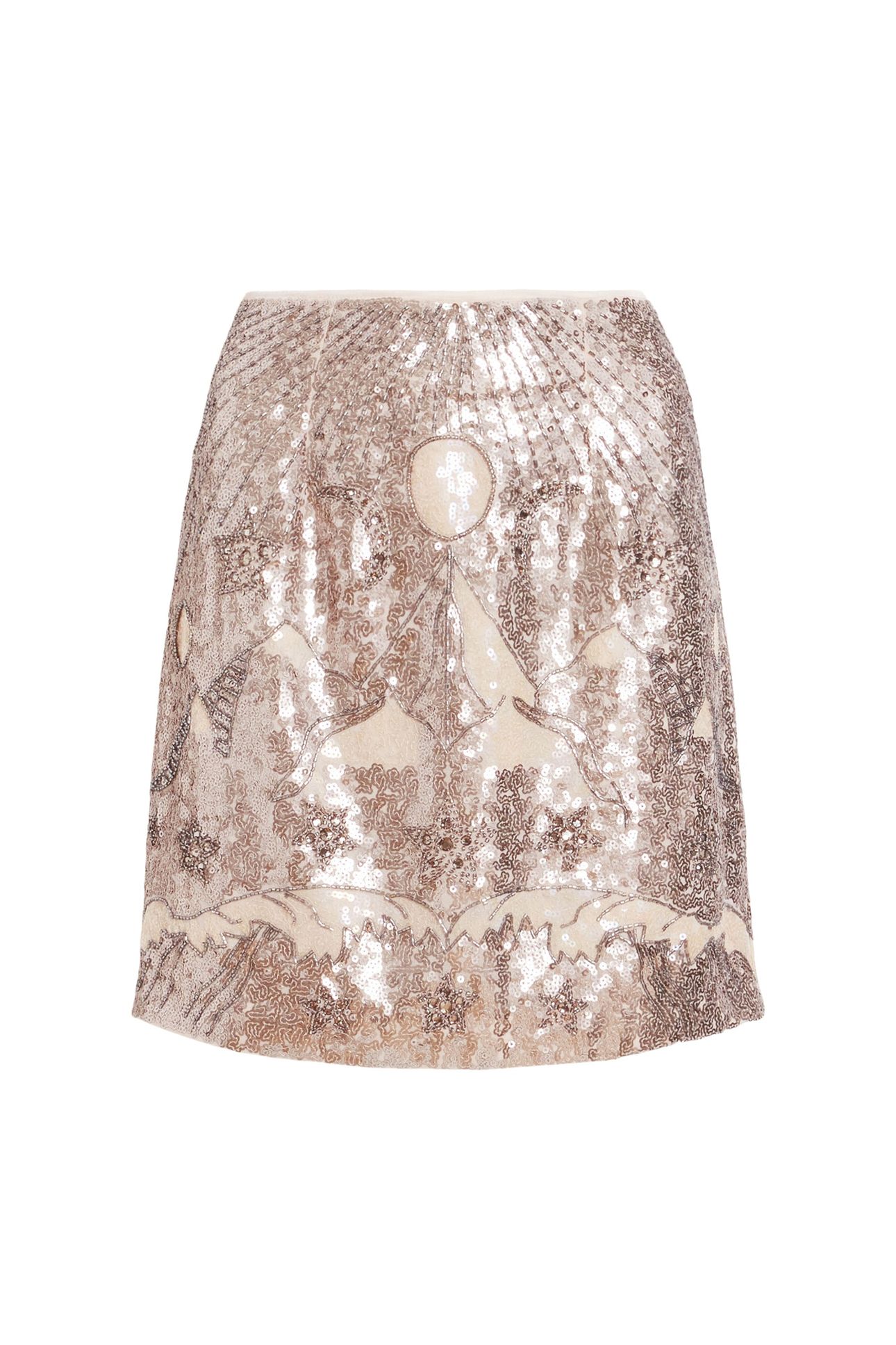 JAMILIA EMB SKIRT ECRU WHITE 4