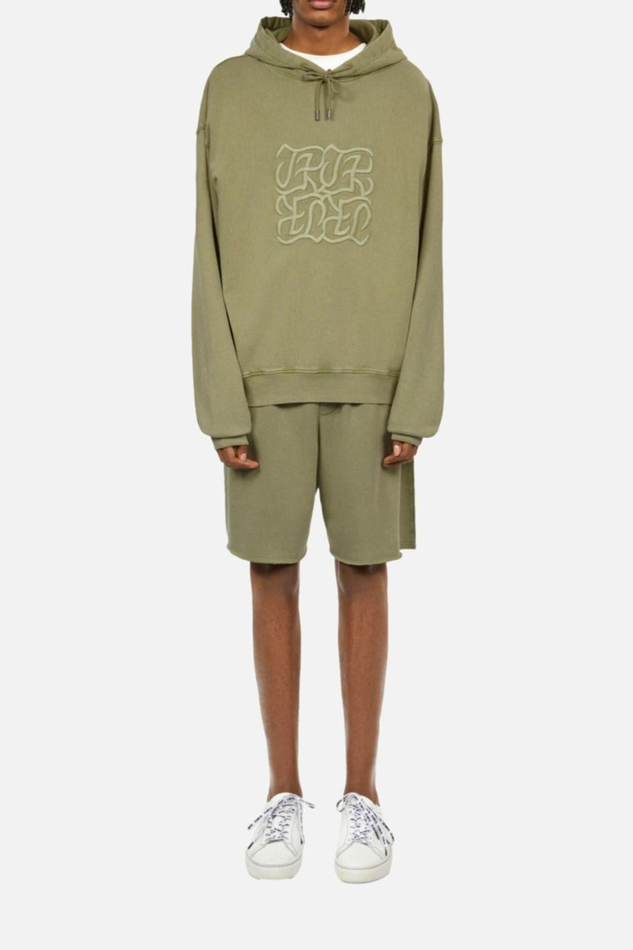 TK ACID EMBROIDERED SWEATSHIRT KAKI GREY 2