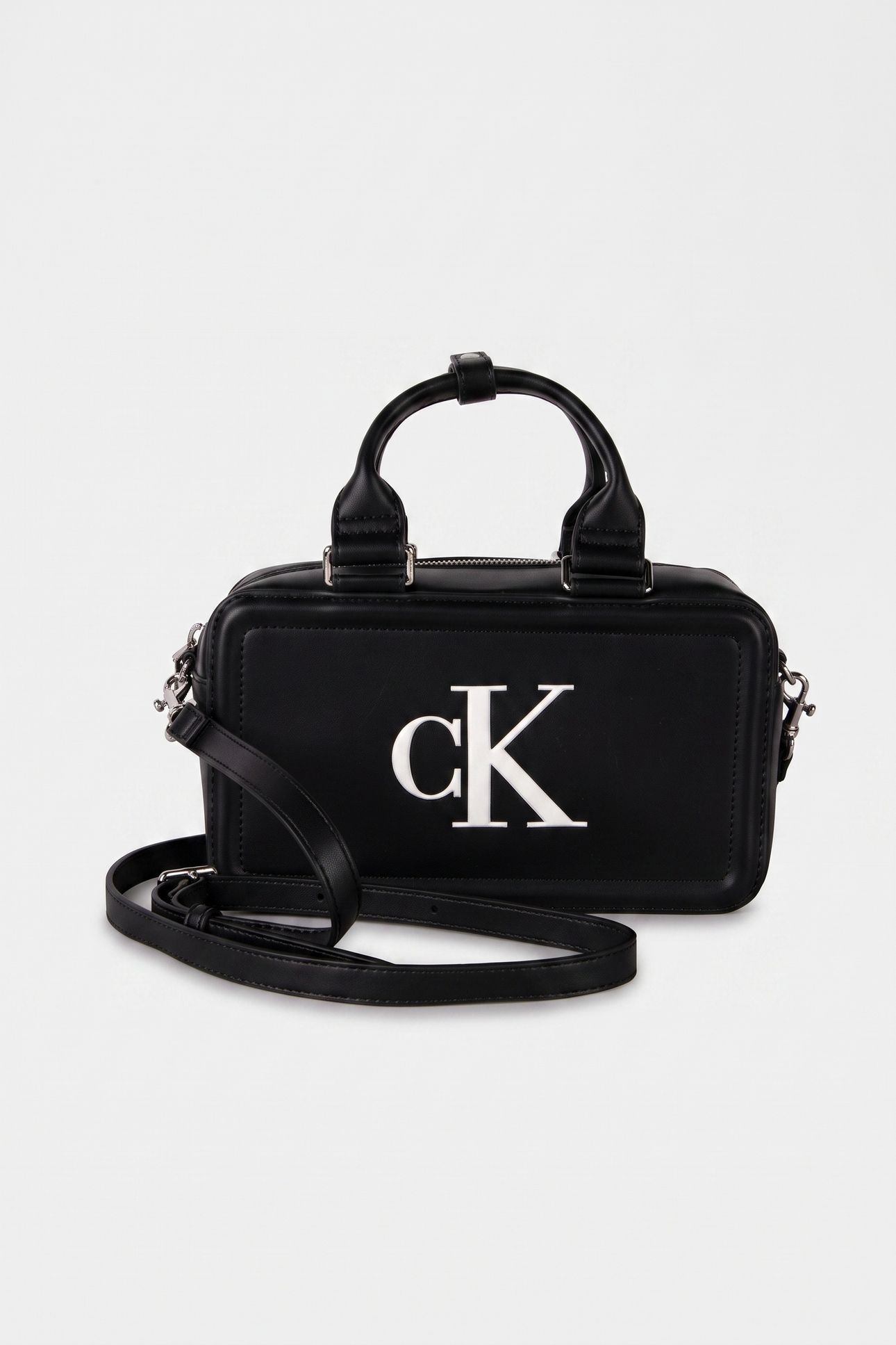 MONOGRAM BAULETTO CROSSBODY BAG BLACK/WHITE 1