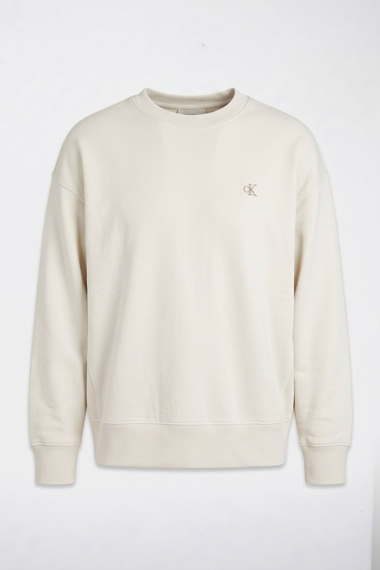 PREMIUM TERRY MONOGRAM PANT CHALK 3