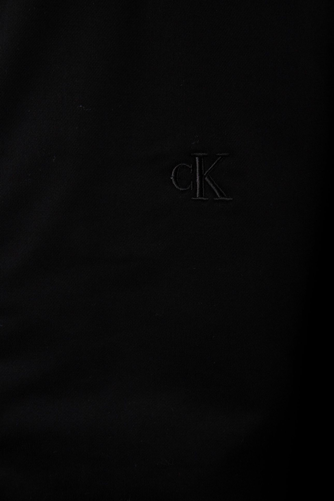 LONG SLEEVE PADDED COTTON ZIP JACKET BLACK 4
