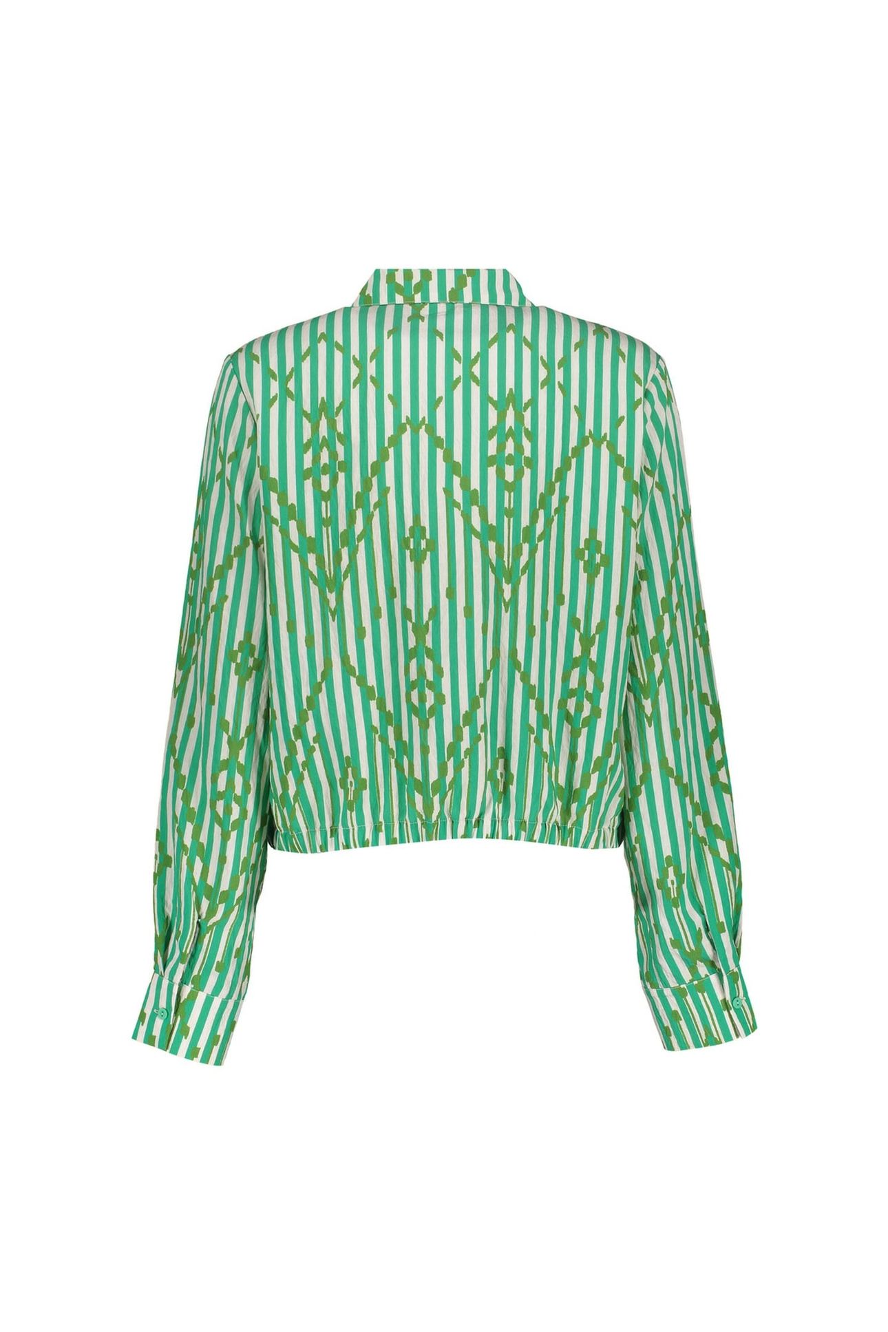 BLOUSE ECRU/GREEN 2