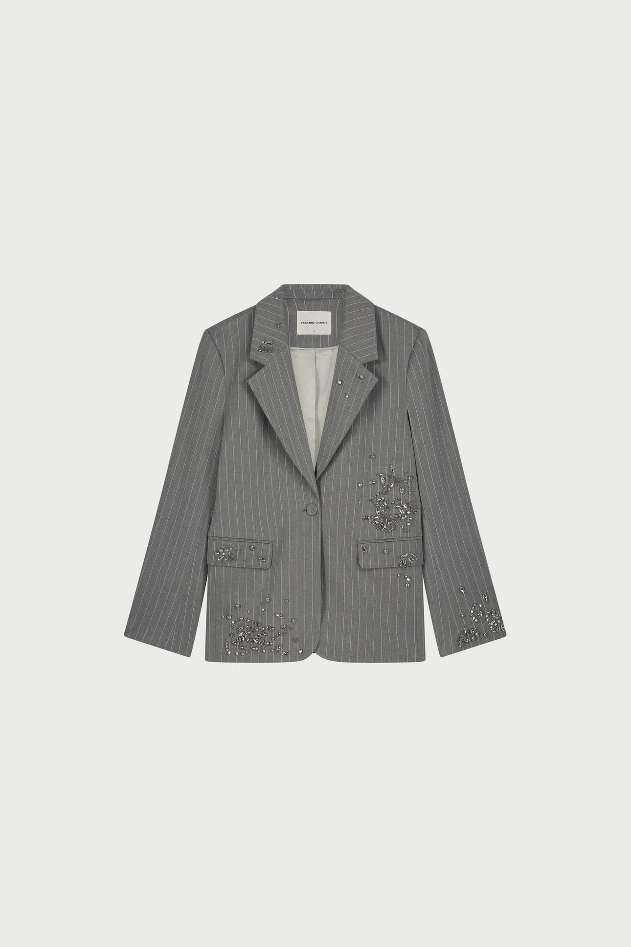 KEATON BLAZER GREY MELANGE 4