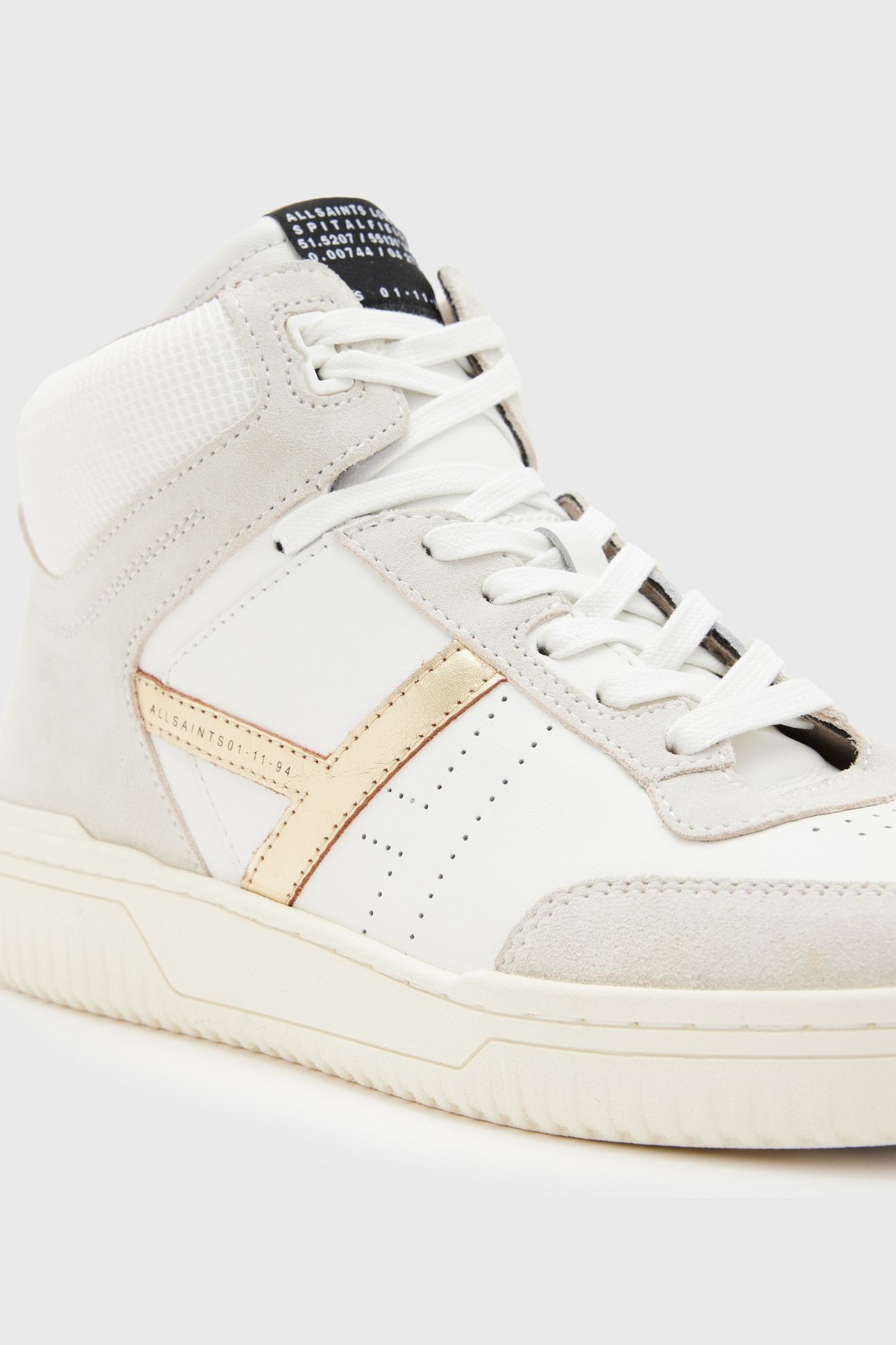 PRO SUEDE HIGH TOP WHITE/GOLD 3