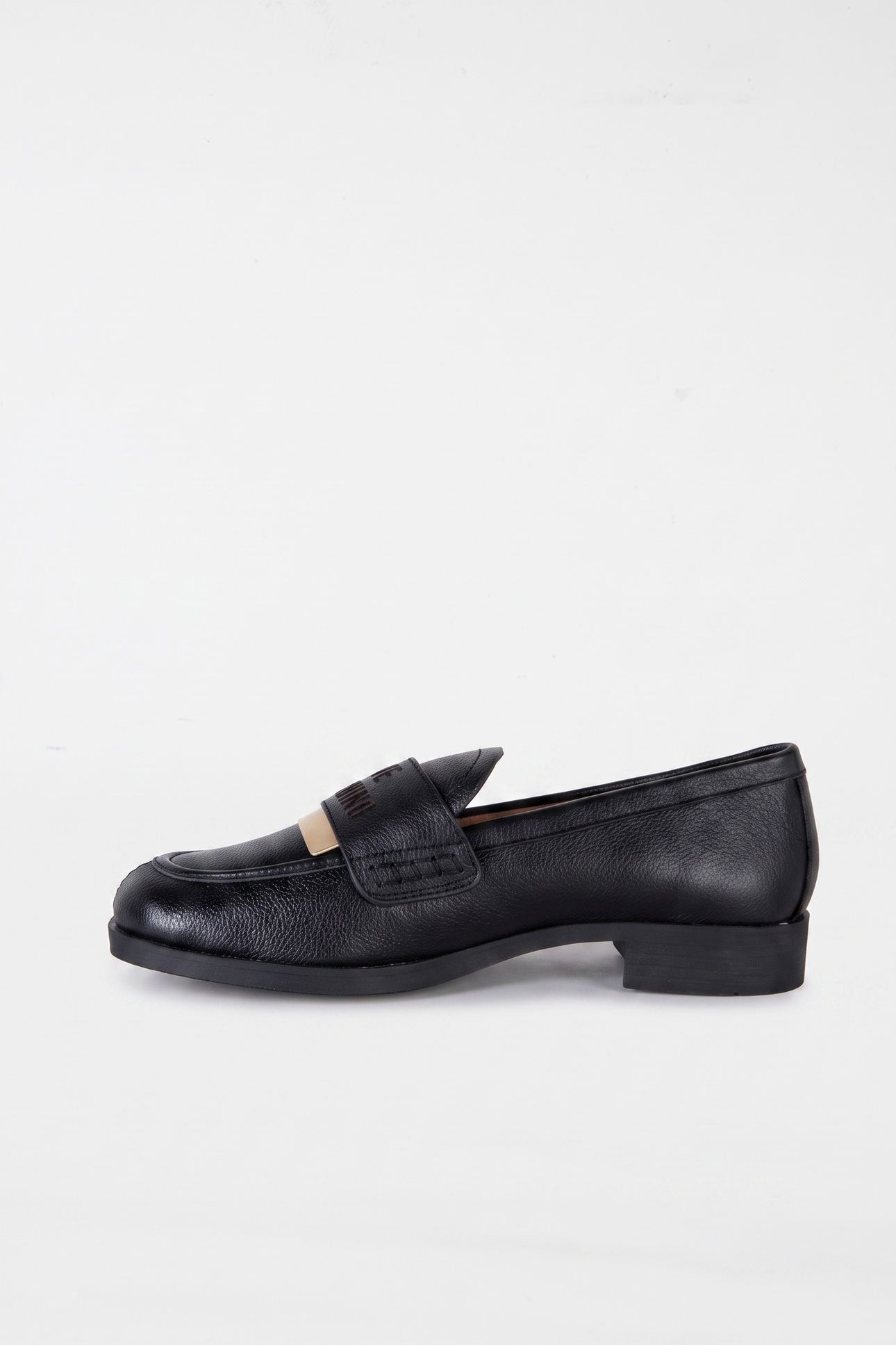 GOATSKIN LOAFER BLACK 2