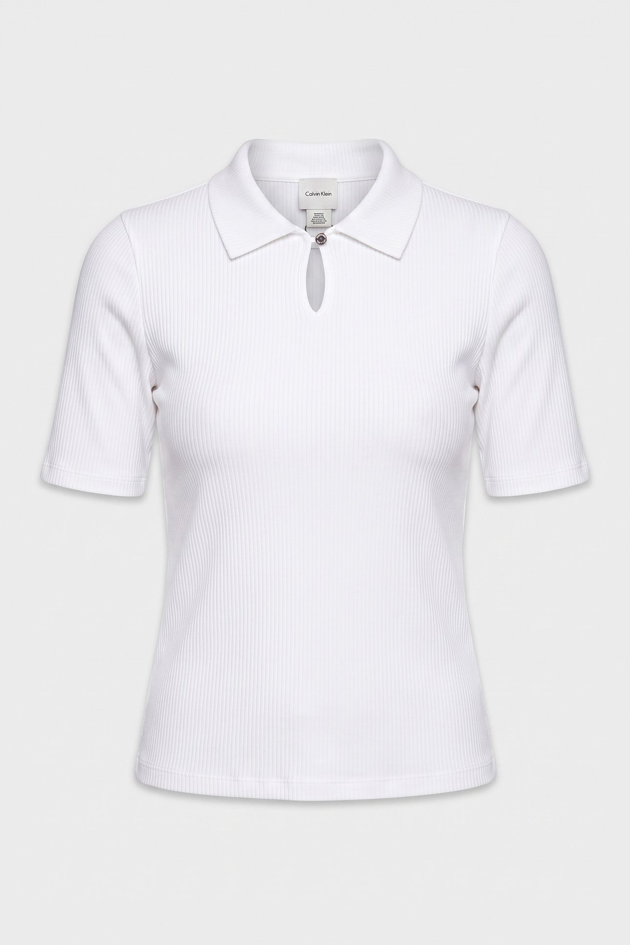 SS MODAL RIB POLO BRIGHT WHITE 3