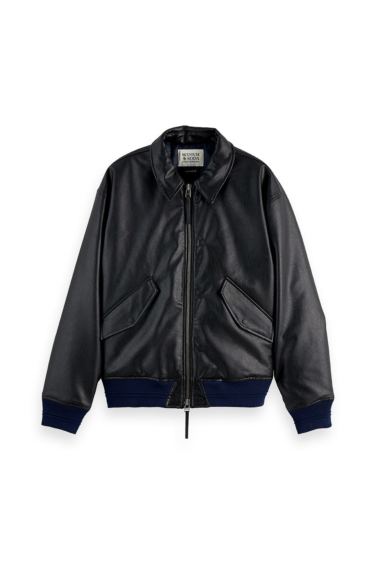 FAUX LEATHER PUFFER METEORITE 3