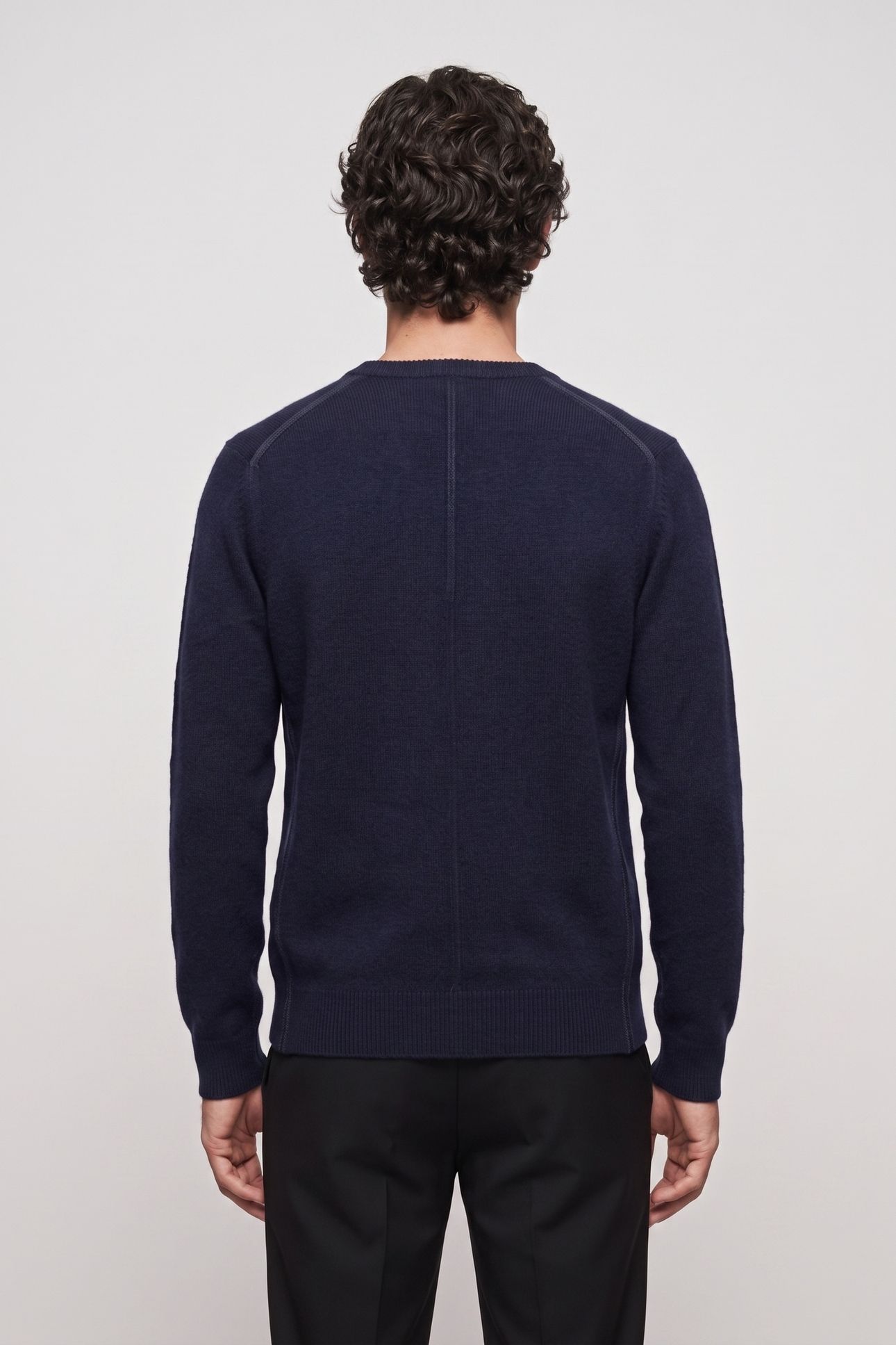 PULL COL ROUND DETAIL BRILLIANT NAVY 3