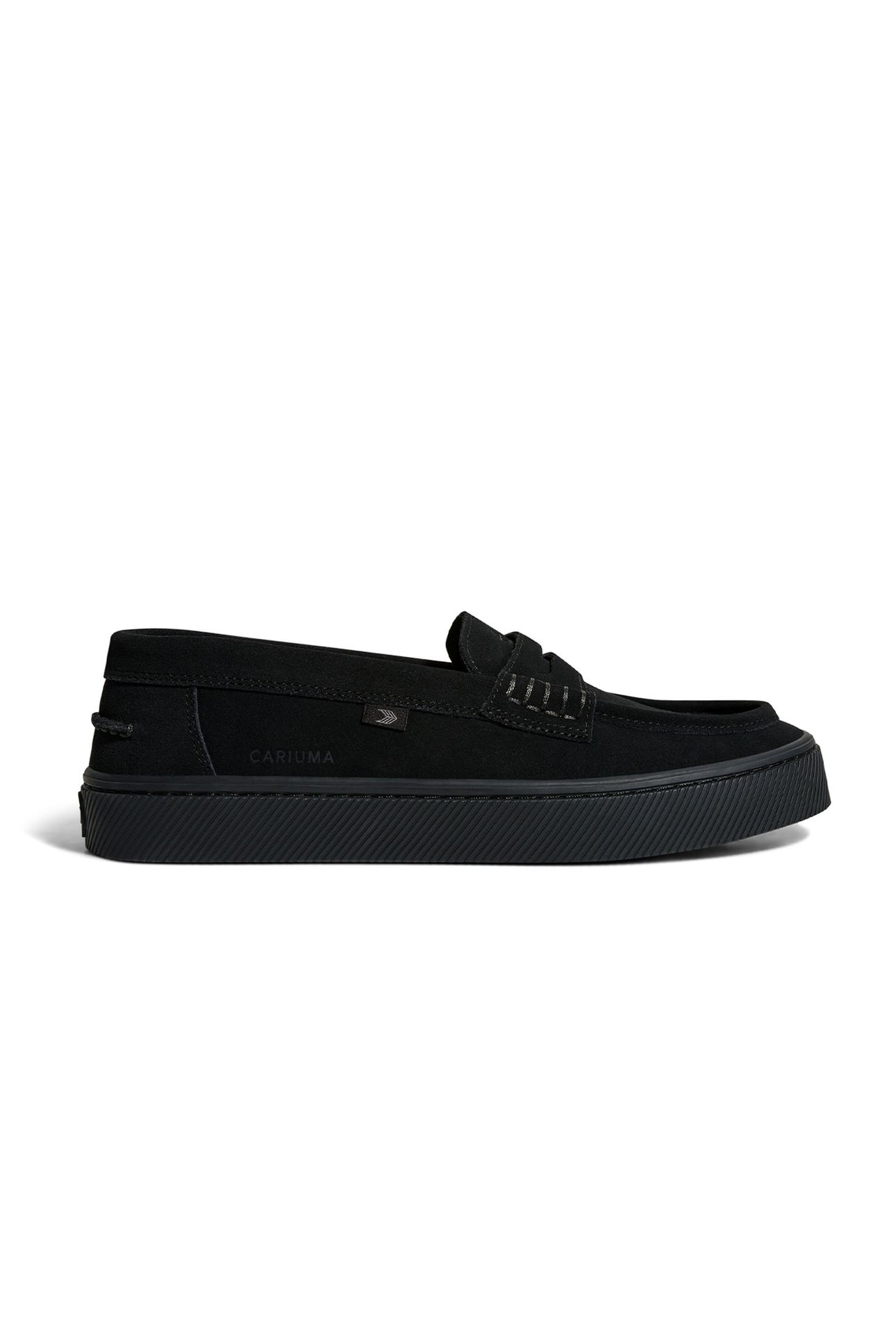 CAJU LOAFER ALL BLACK SUEDE MEN 1