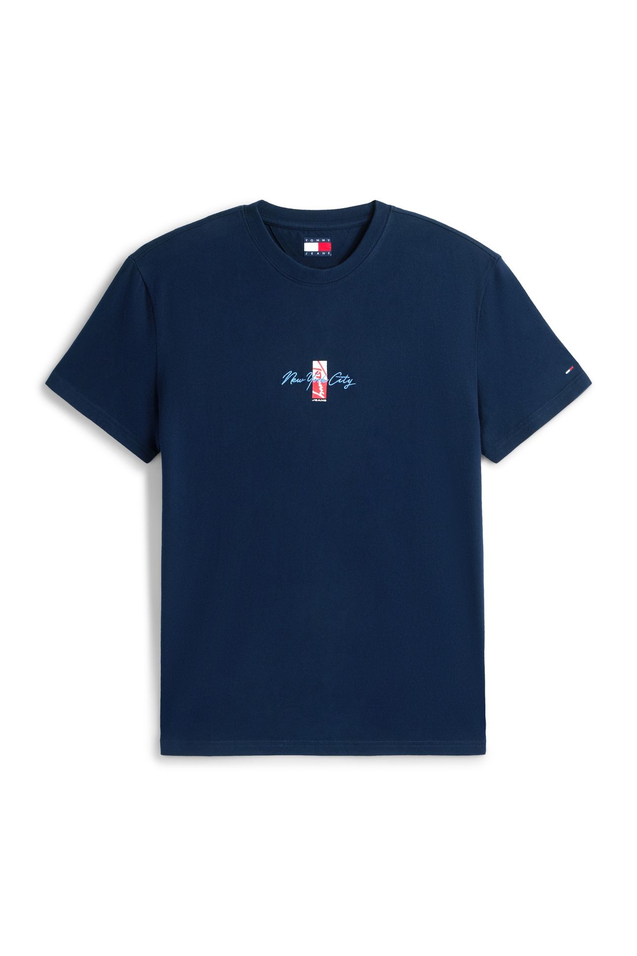 REGULAR SIGNATURE BLOCK T-SHIRT DARK NIGHT NAVY 4
