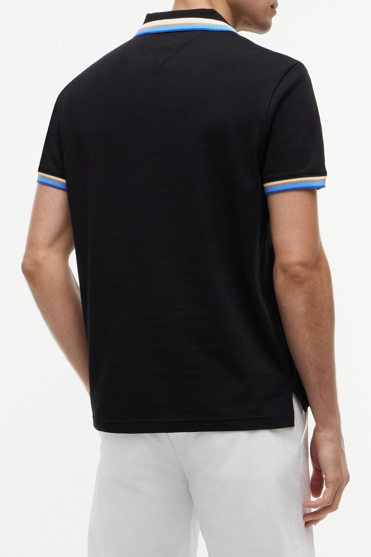 CONTRAST COLLAR CUFF BLACK 2