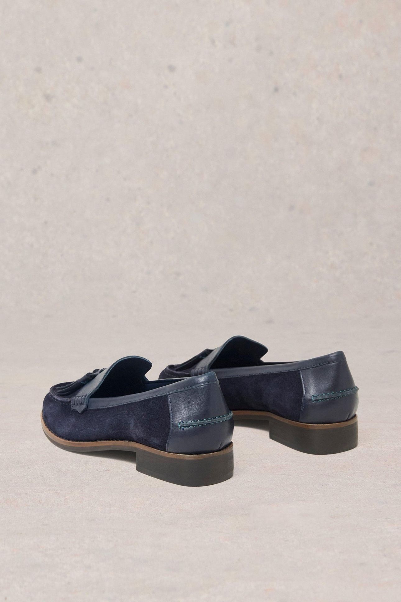 ELBA LEATHER LOAFER DARK NAVY 3