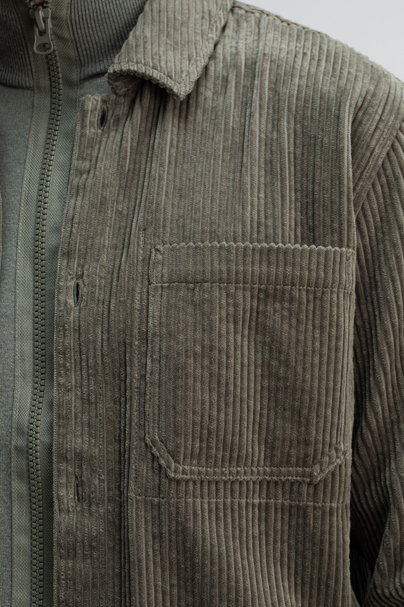 COLBY CORD OVERSHIRT MOCHA BROWN 5