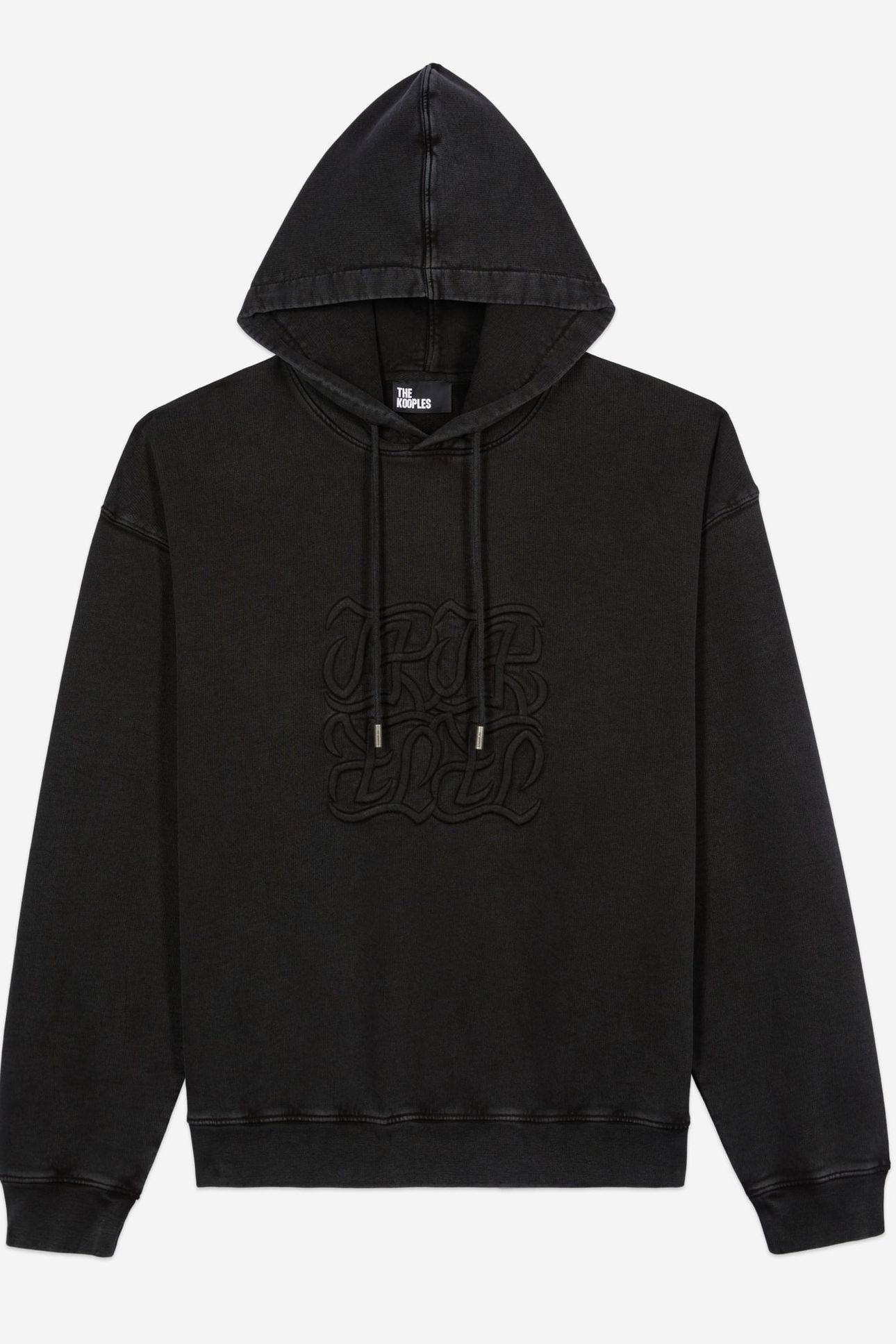 TK ACID EMBROIDERED SWEATSHIRT BLACK WASHED 5
