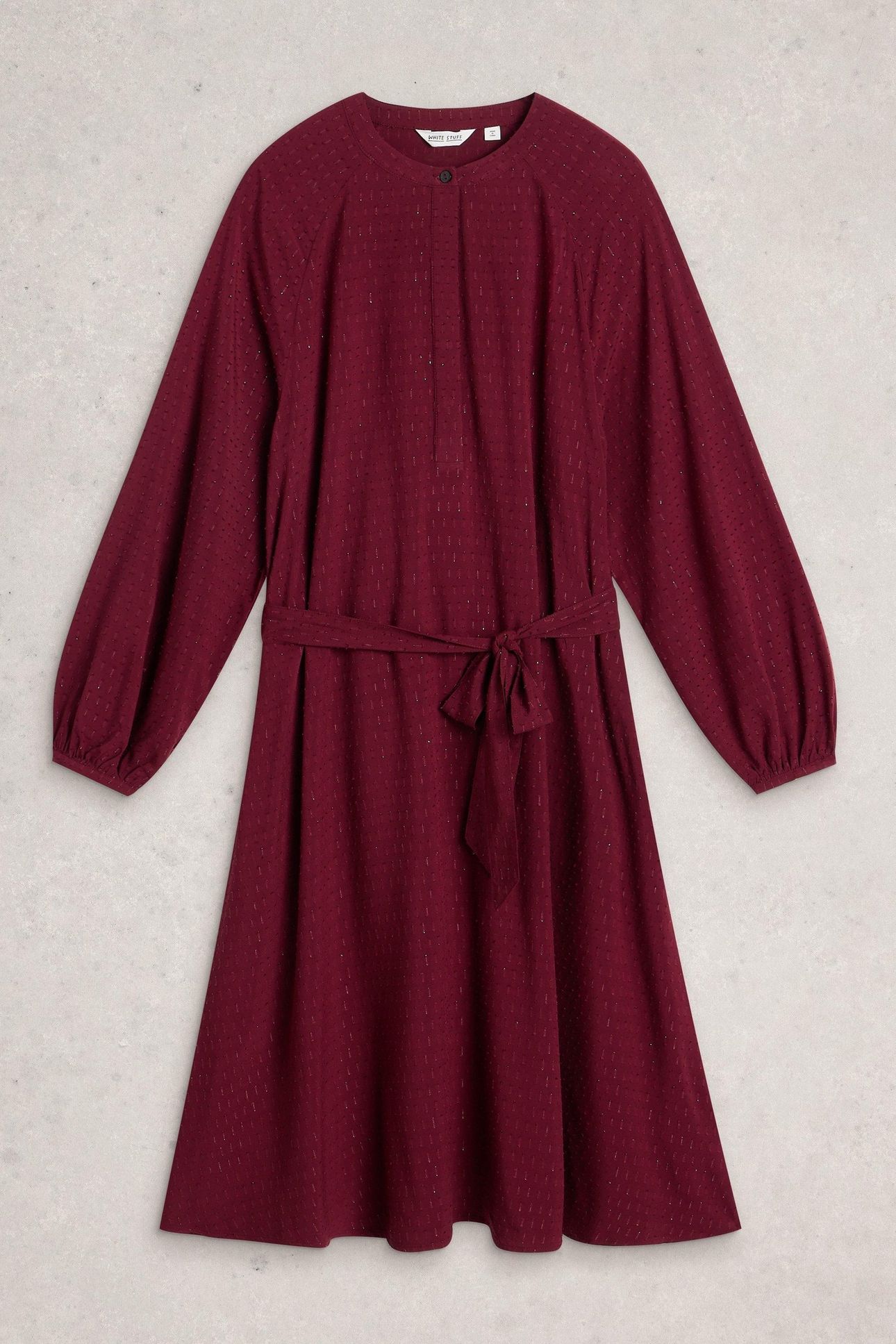 MONIKA SPARKLE MIDI DRESS DARK PLUM 4