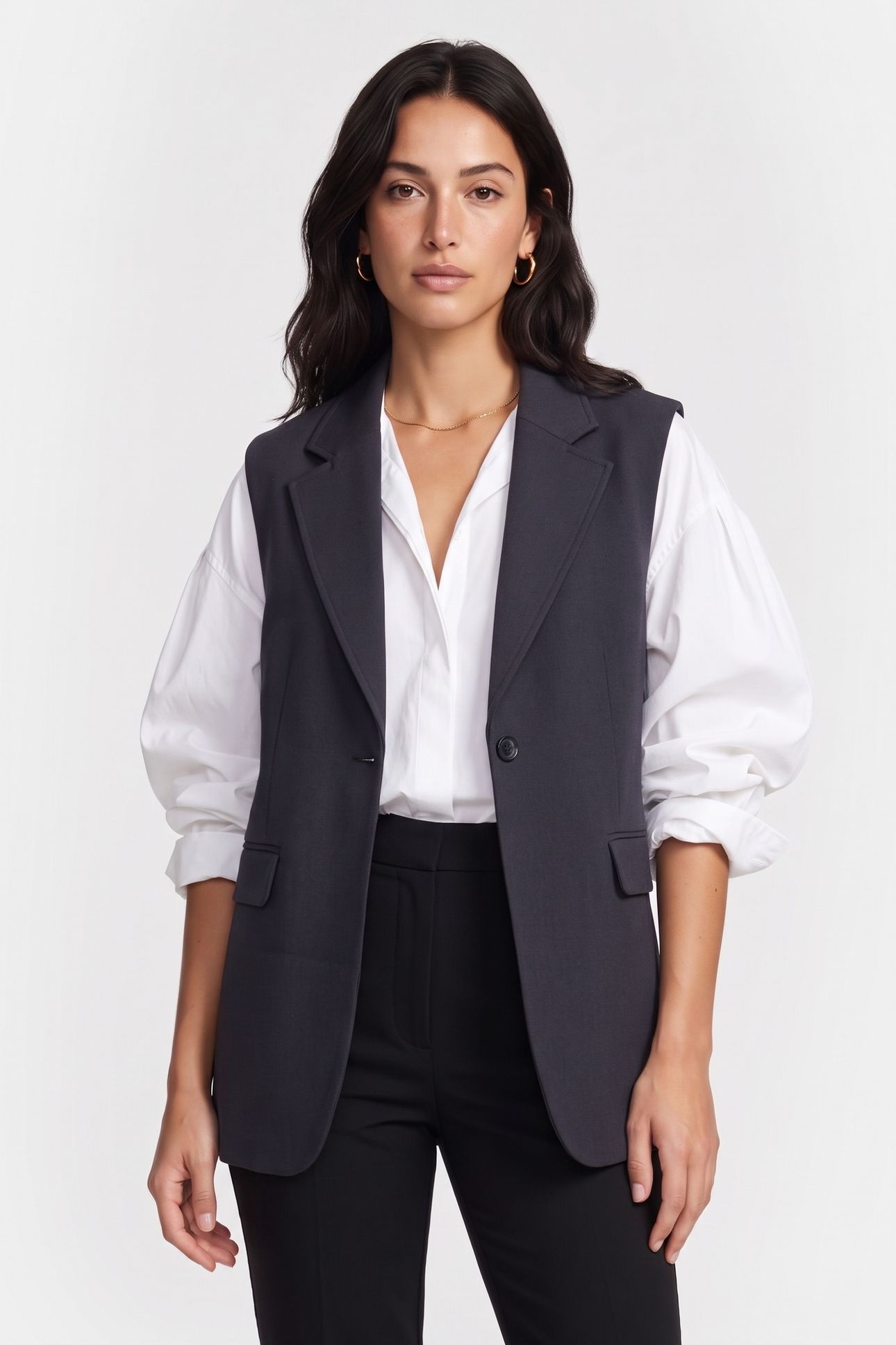 DONYA WAISTCOAT BLACK 1