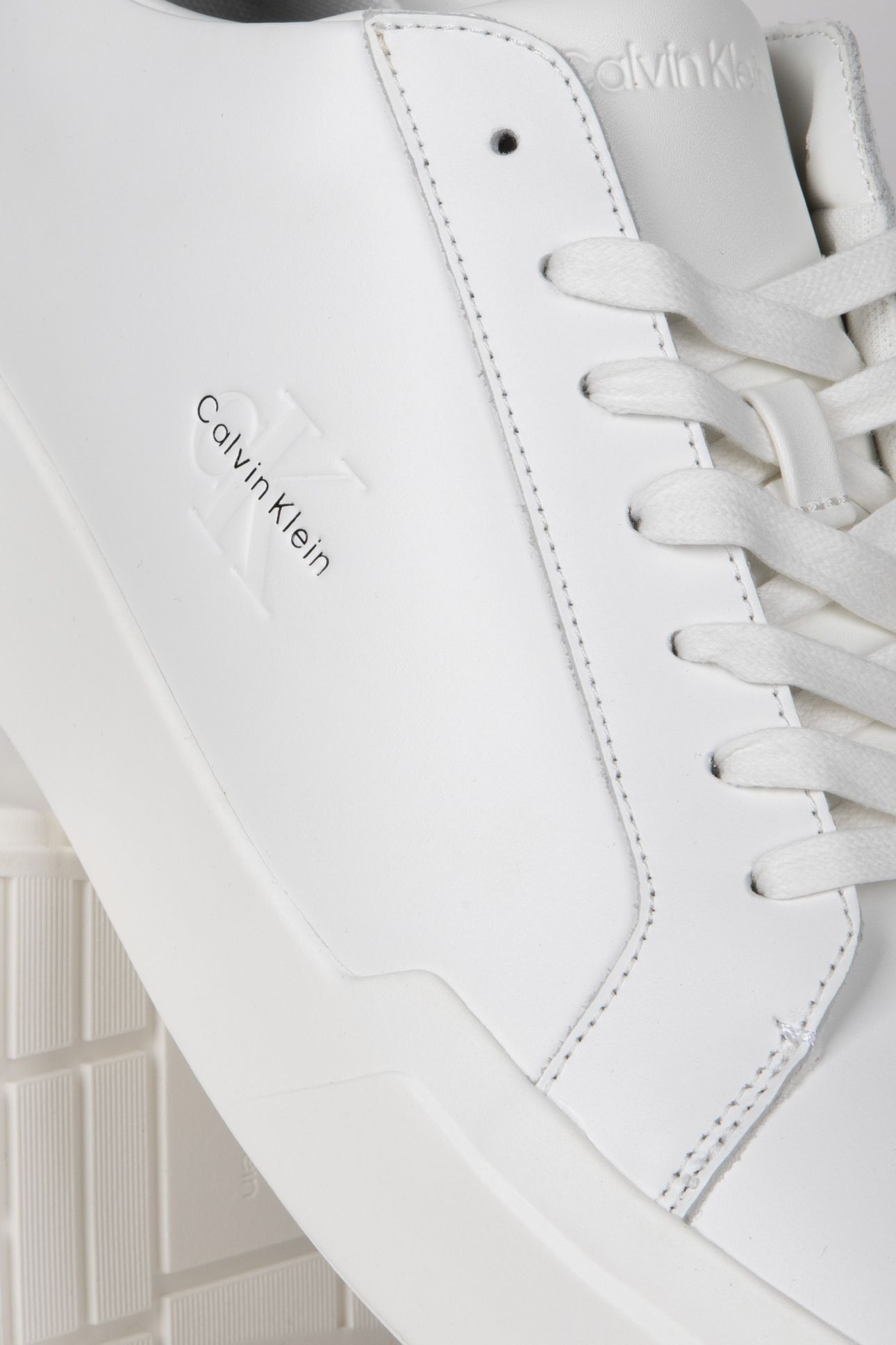 CHUNKY CUPSOLE LACEUP SHOES BRIGHT WHITE/BLACK 4