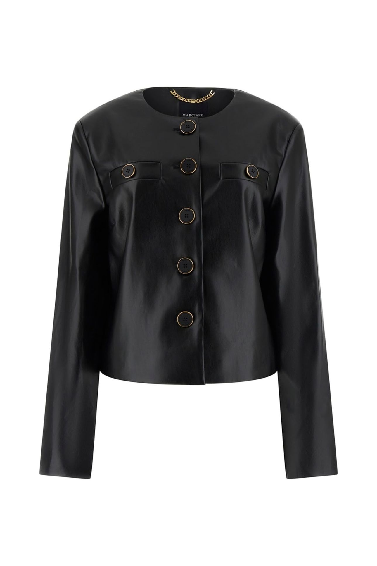FERGIE CROPPED JACKE JET BLACK A996 4