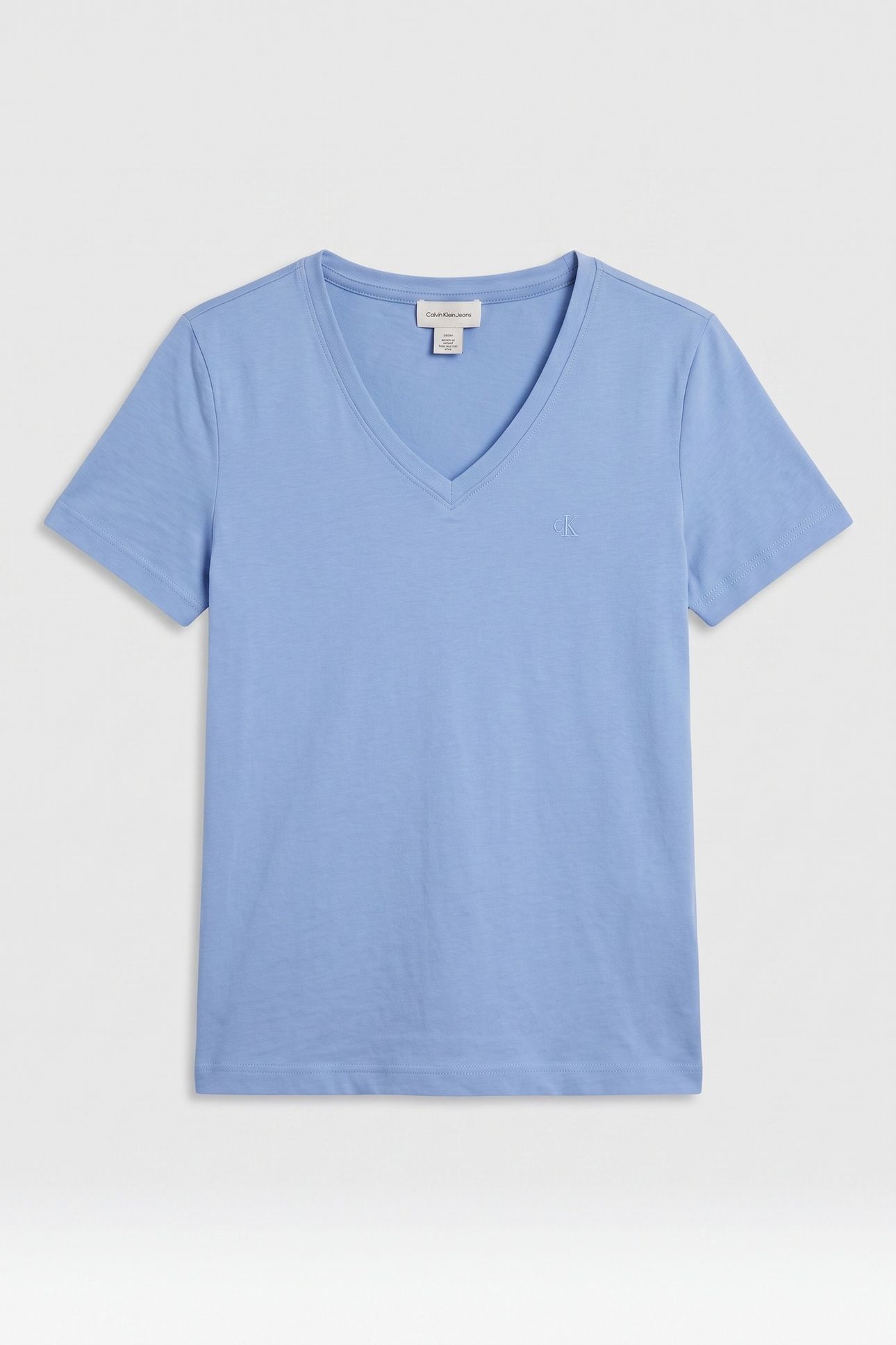 ARCHIVE JERSEY V-NECK TEE HYDRANGEA 3