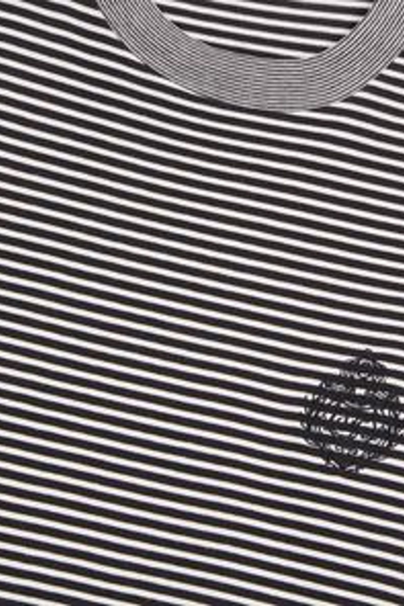SHORT-SLEEVED STRIPED T-SHIRT WITH PATCH BLACK / WHITE 7