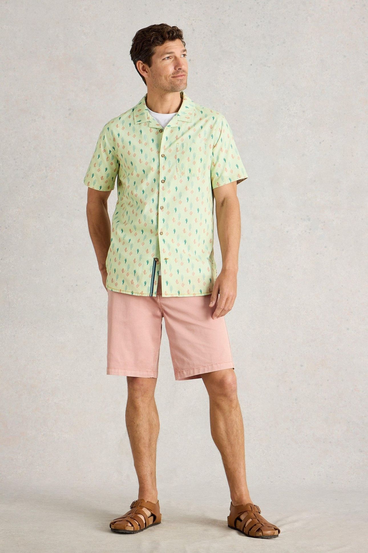 MINI CACTUS SS PRINTED SHIRT GREEN PRINT 1