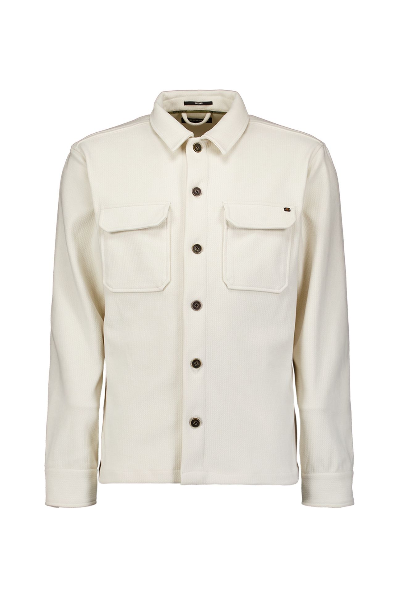 OVERSHIRT BUTTONS RELIEF SWEAT CHALK 4