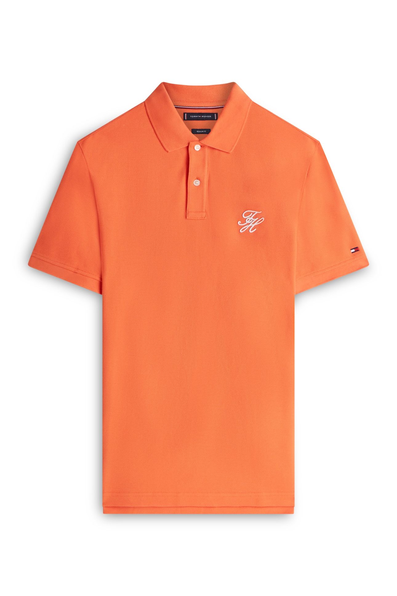 TH SCRIPT REGULAR POLO BRILLIANT ORANGE 4