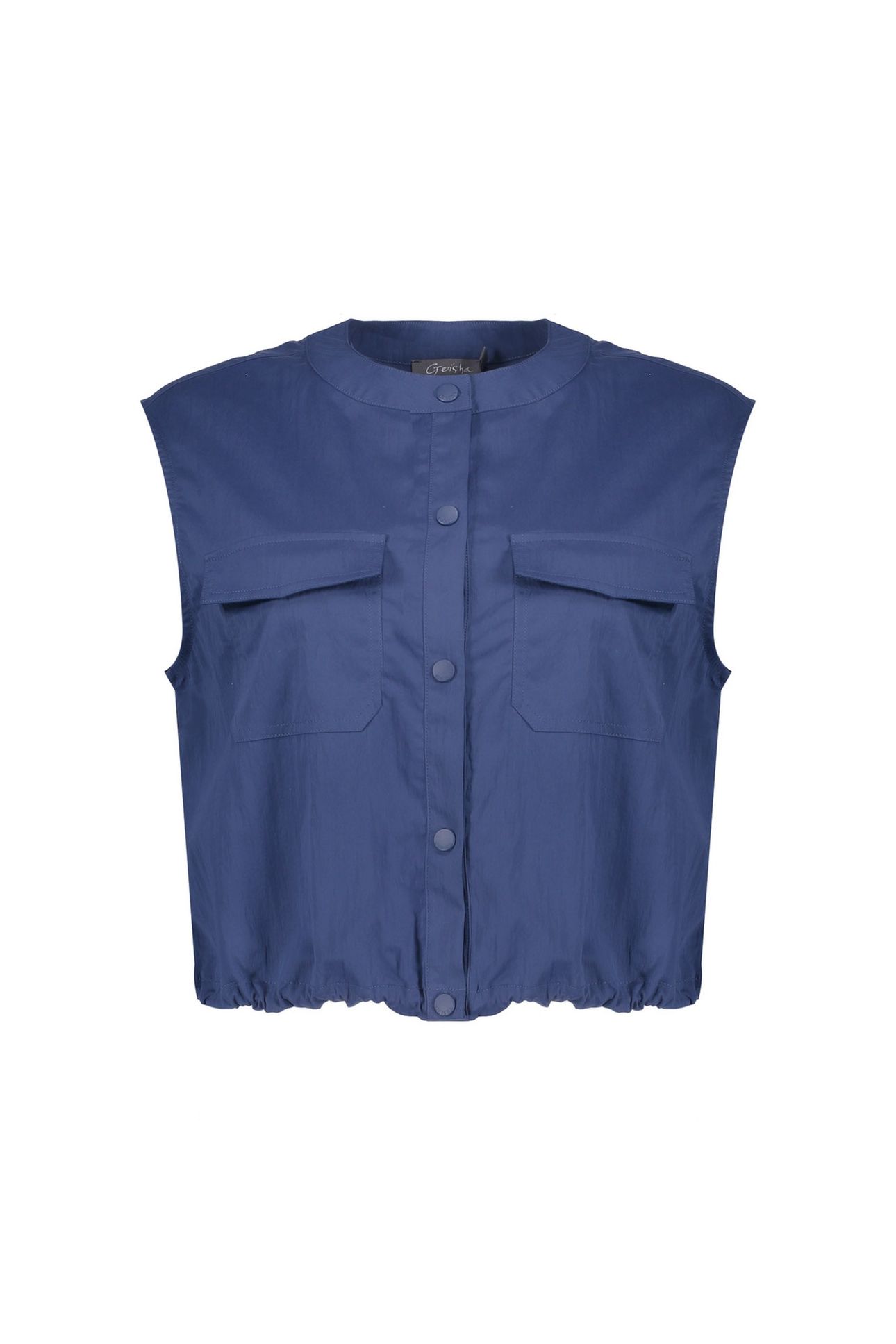 GILET DRAWSTRING INK BLUE 1