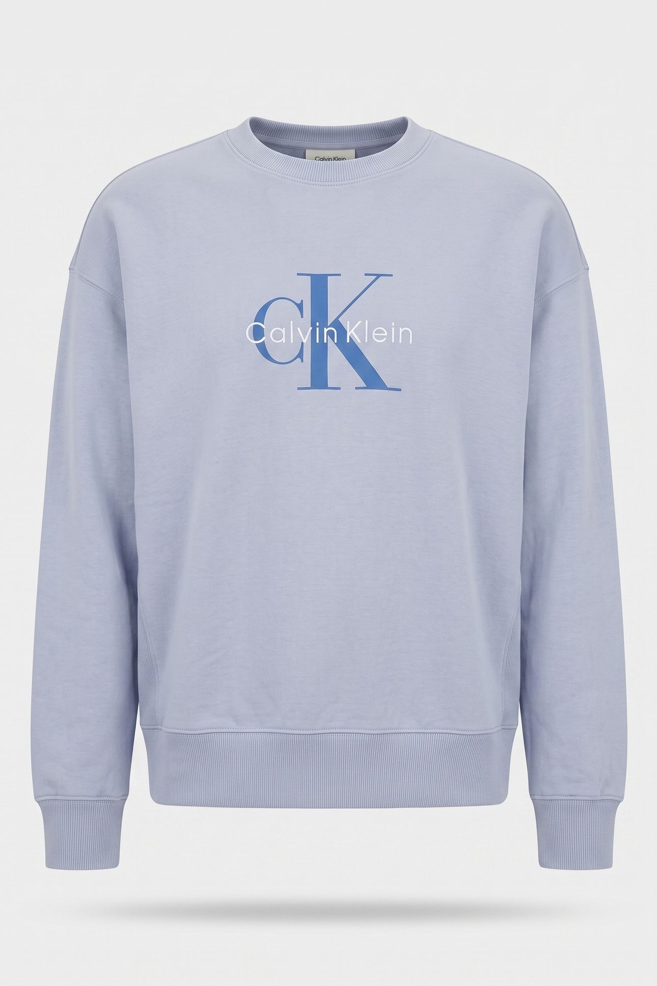 LONG SLEEVE PREMIUM TERRY MONOGRAM CASUAL BLUE 3