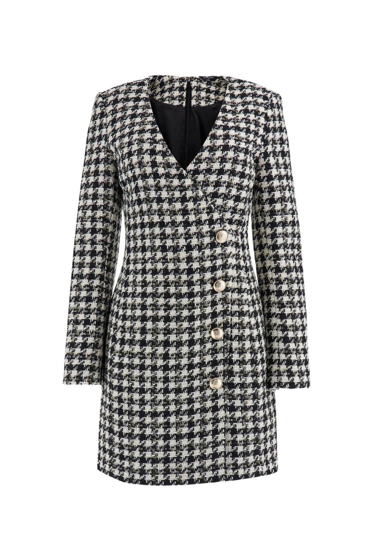 SEVILLA DRESS JET BLACK MULTI 7