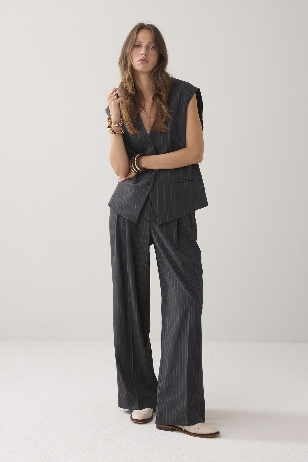 GILET PINSTRIPE ANTHRACITE 7
