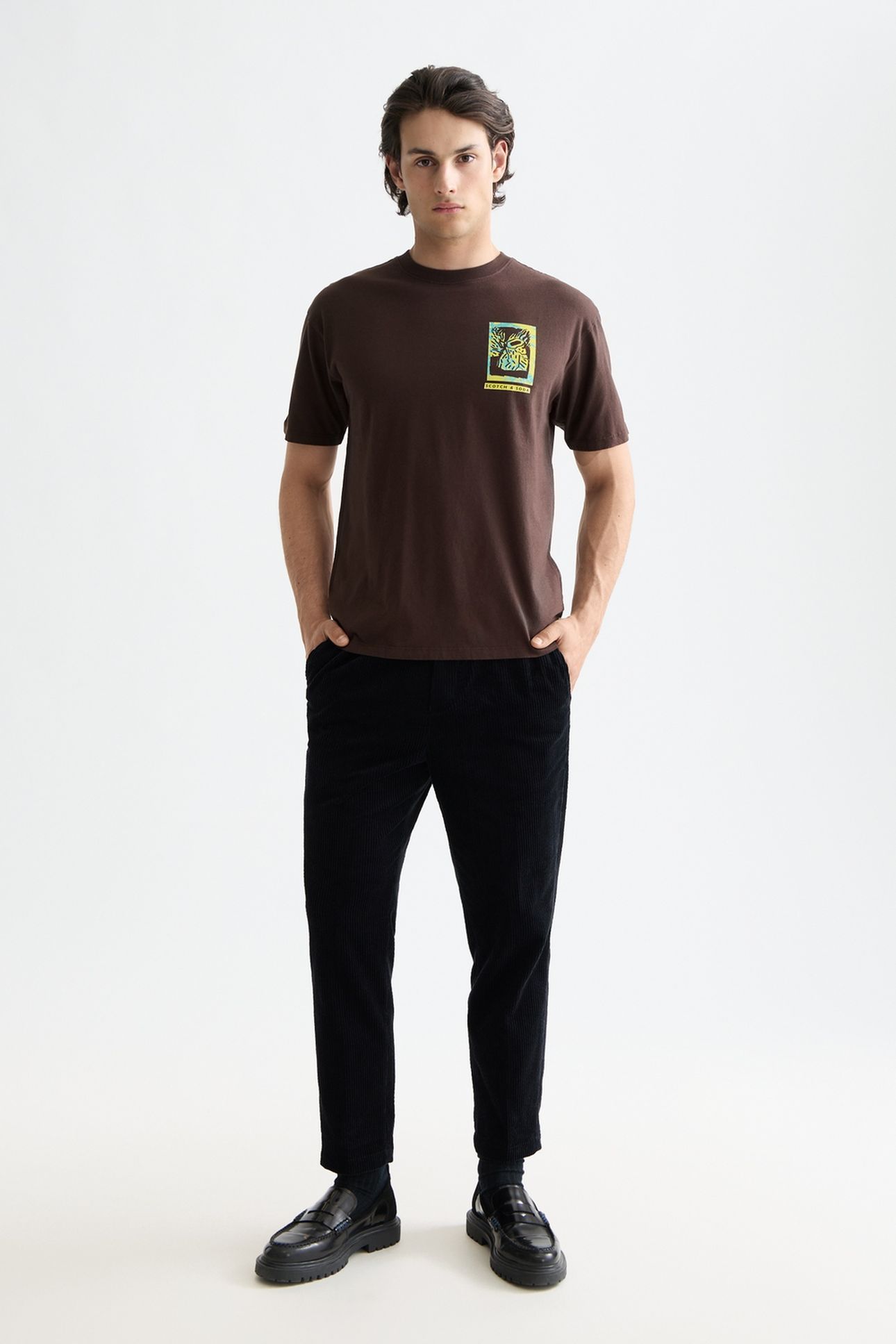 RELAXED FIT FRONT + BACK AW T-SHIRT DEMITASSE 2