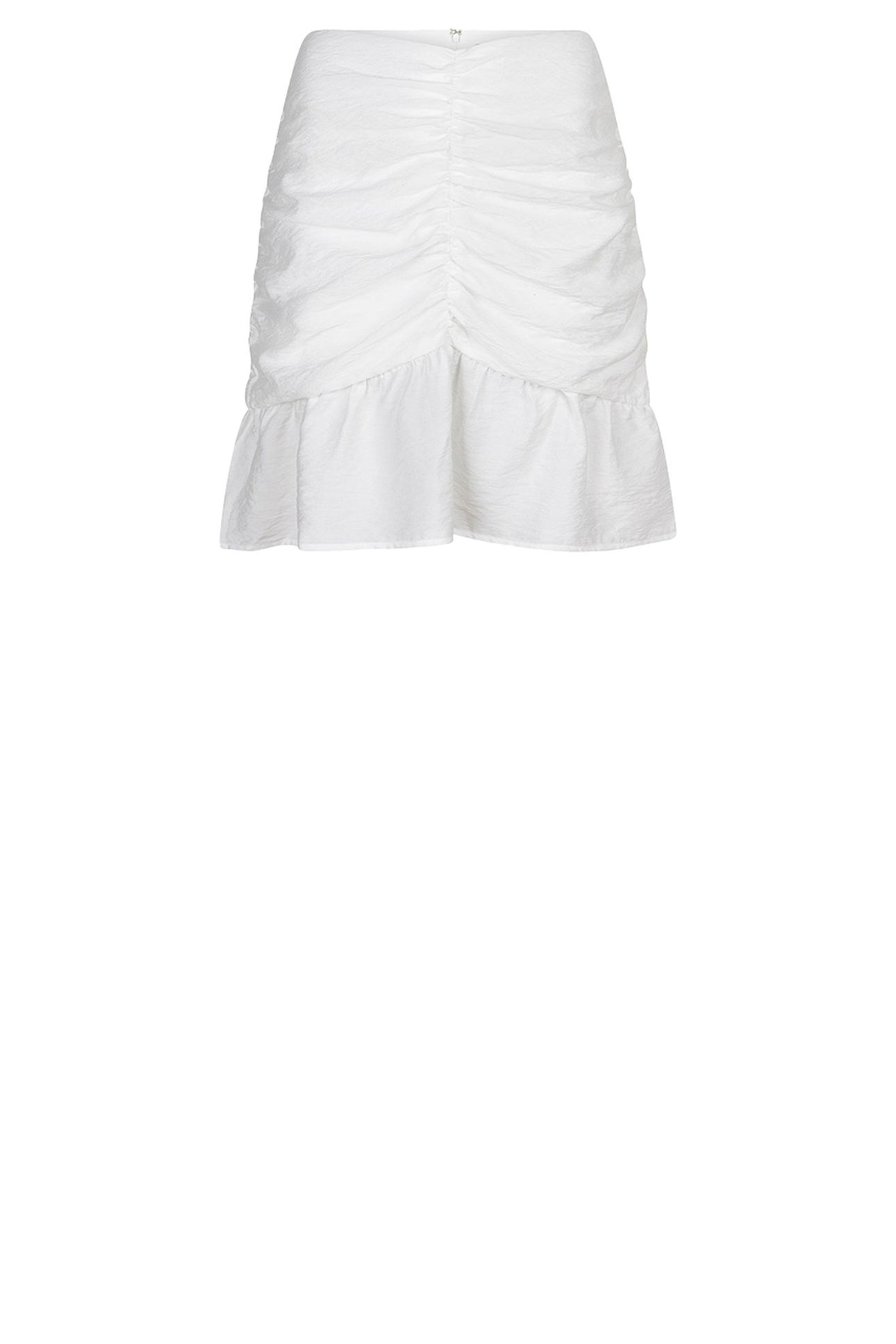 KRISSY DRAPEY MINI SKIRT MILK WHITE 4