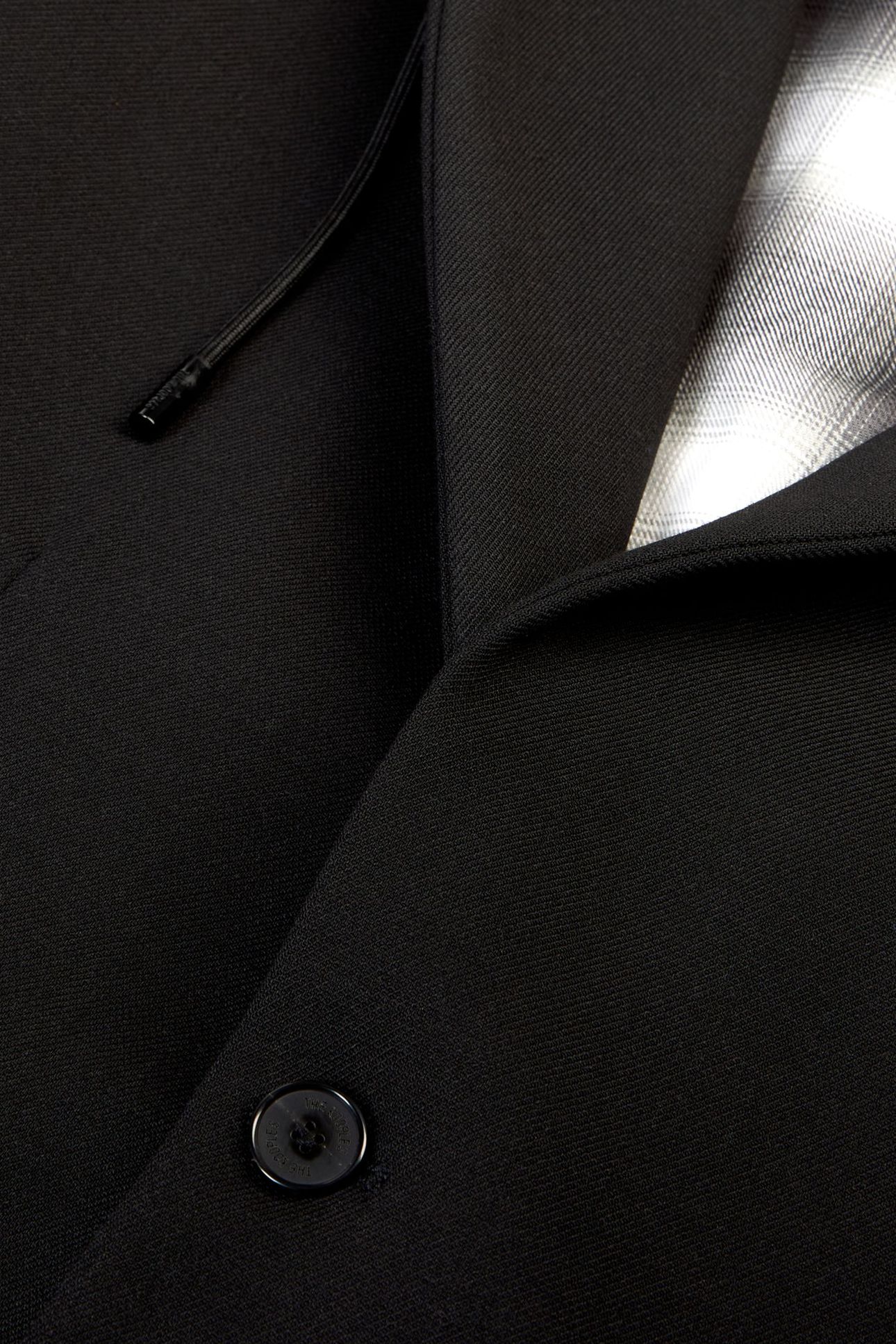 SUIT JACKET WITH HOOD BLACK 6