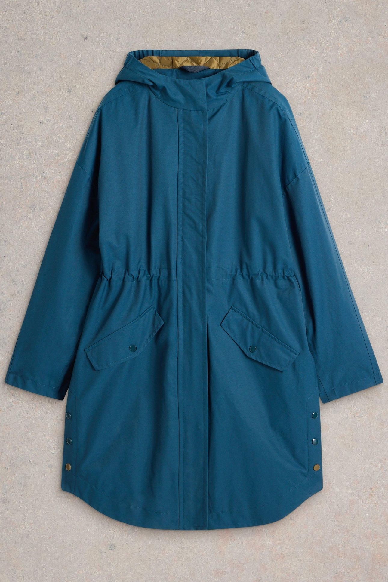 WINNIE WATERPROOF COAT DARK TEAL 2