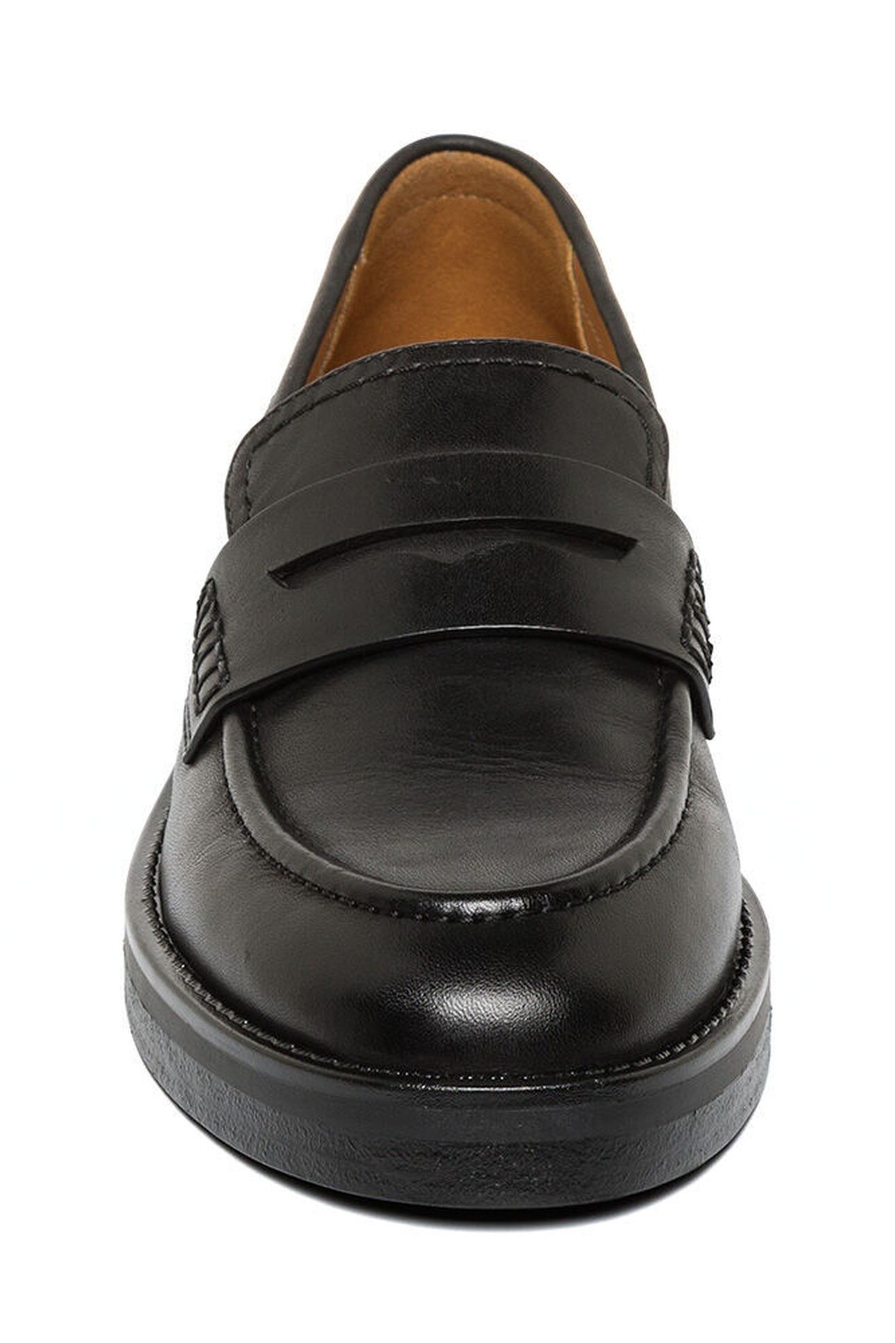 JEANN FLAT SHOES BLACK LEATHER 3